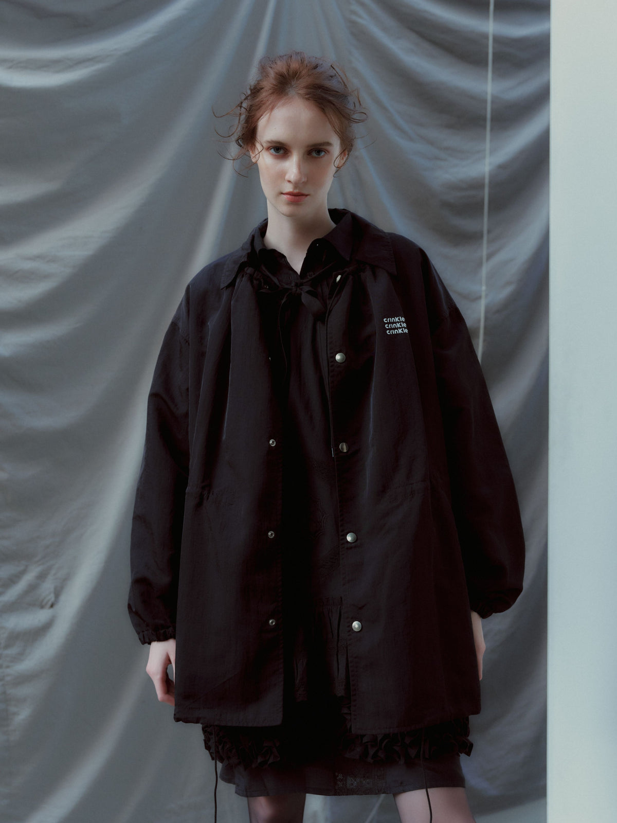 gather monster coach jacket|BLACK