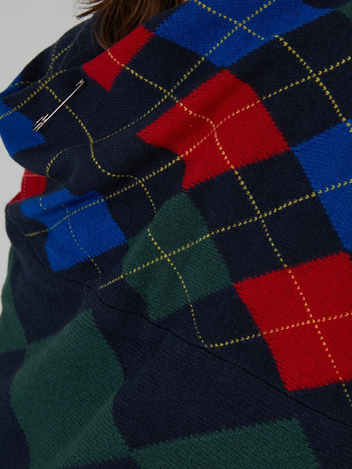 【griguri】argyle big stole|MULTI