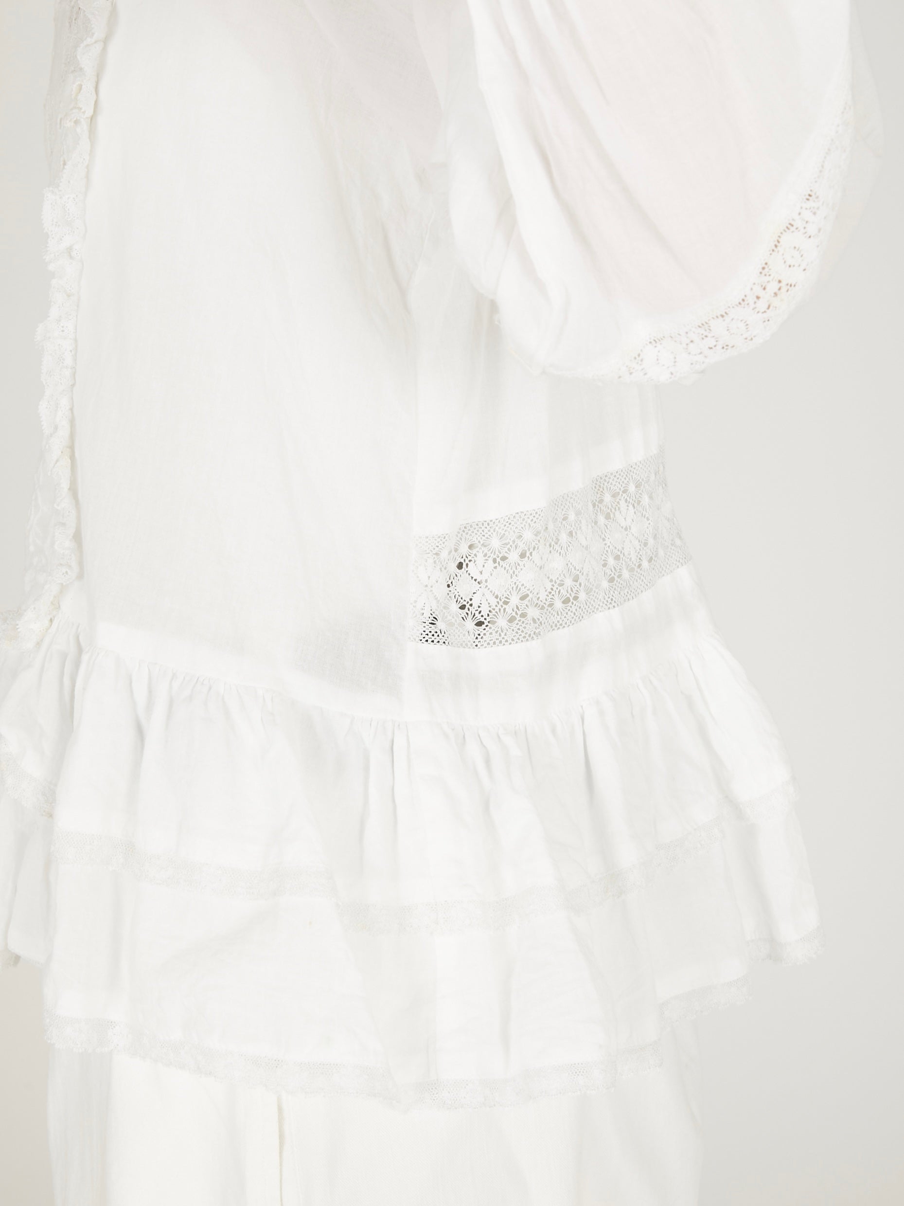 front tapestry 2way sheer bolero|WHITE