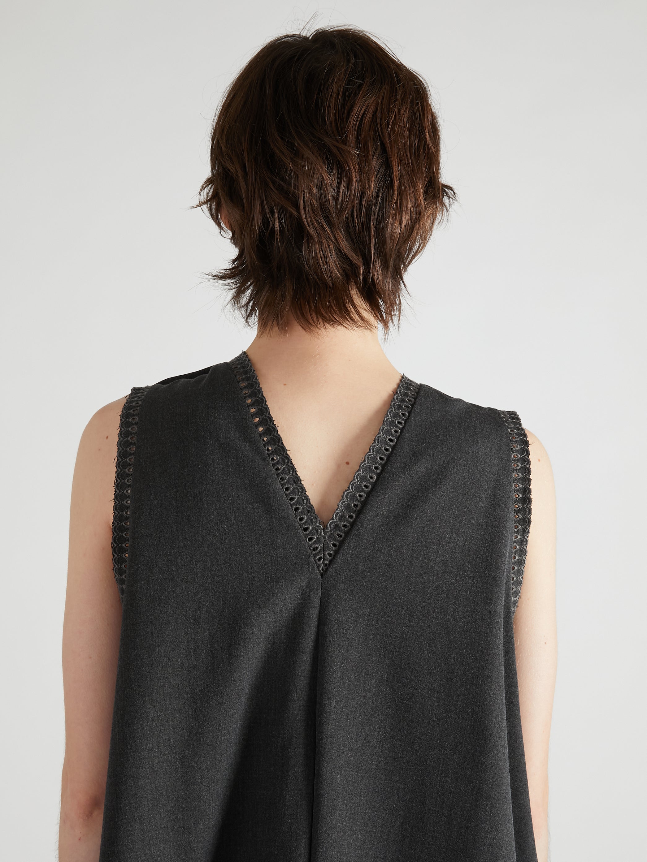 scallop tunic|GRAY