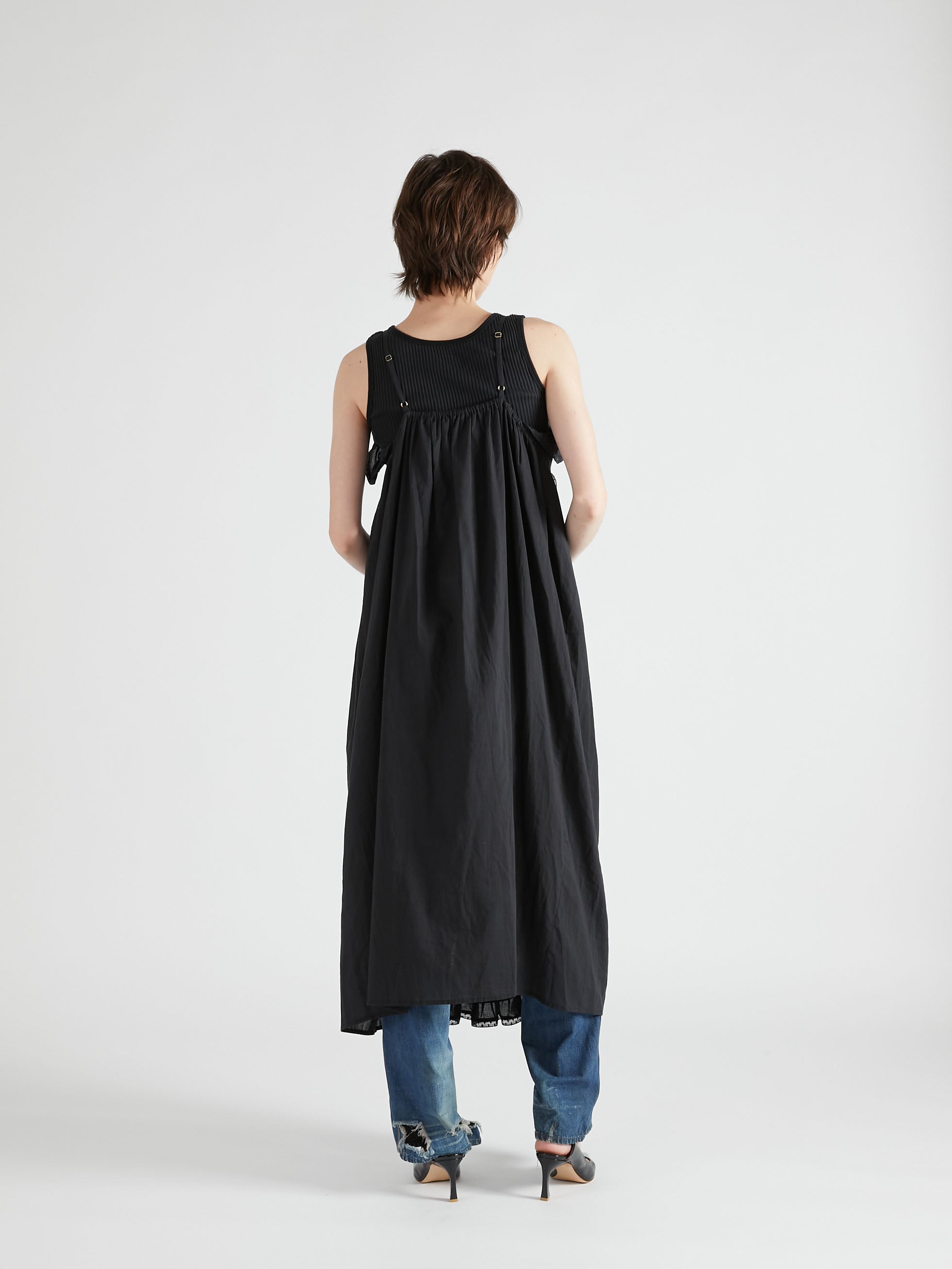 liver lace vintage likecami dress|BLACK