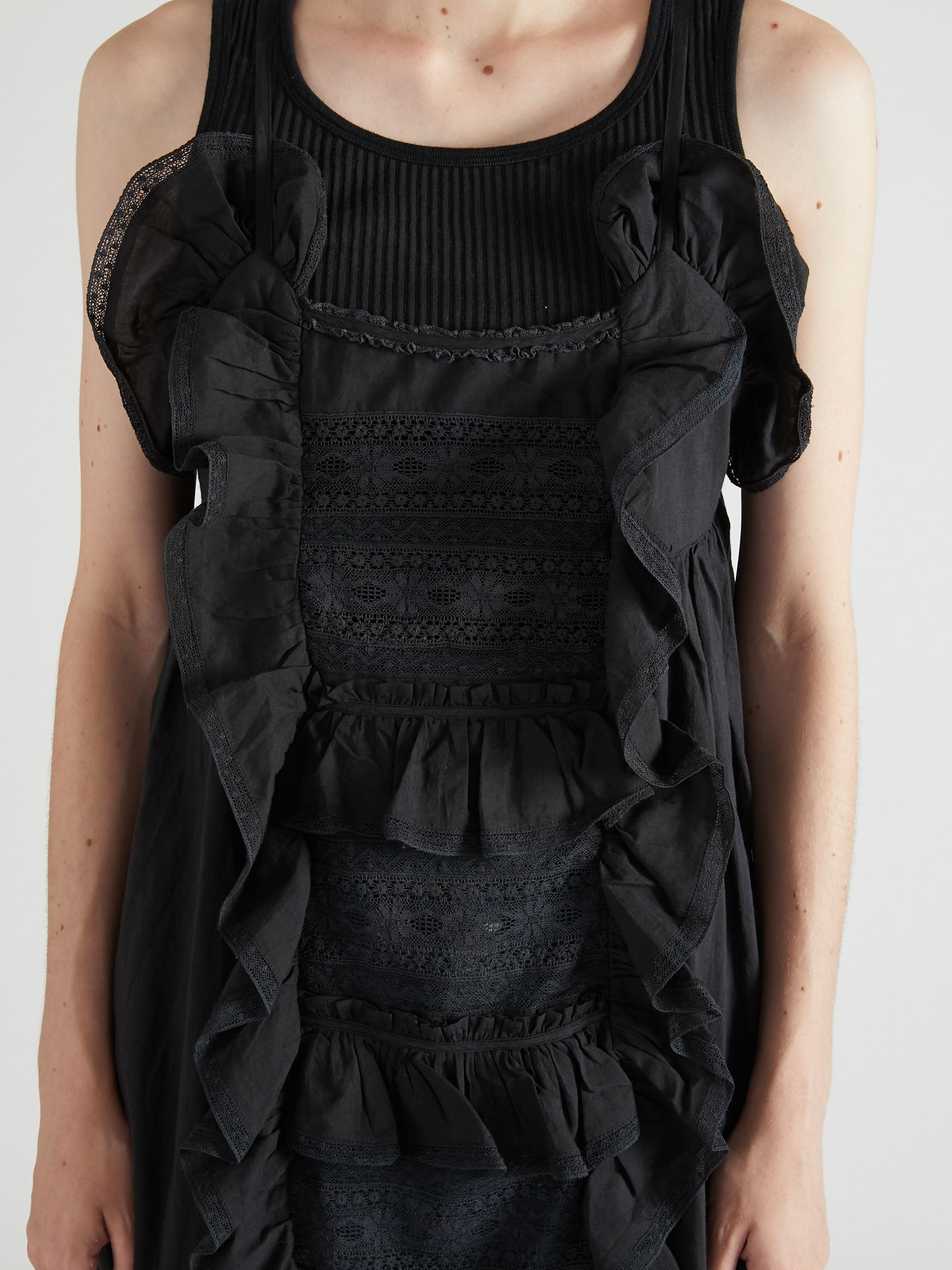 liver lace vintage likecami dress|BLACK