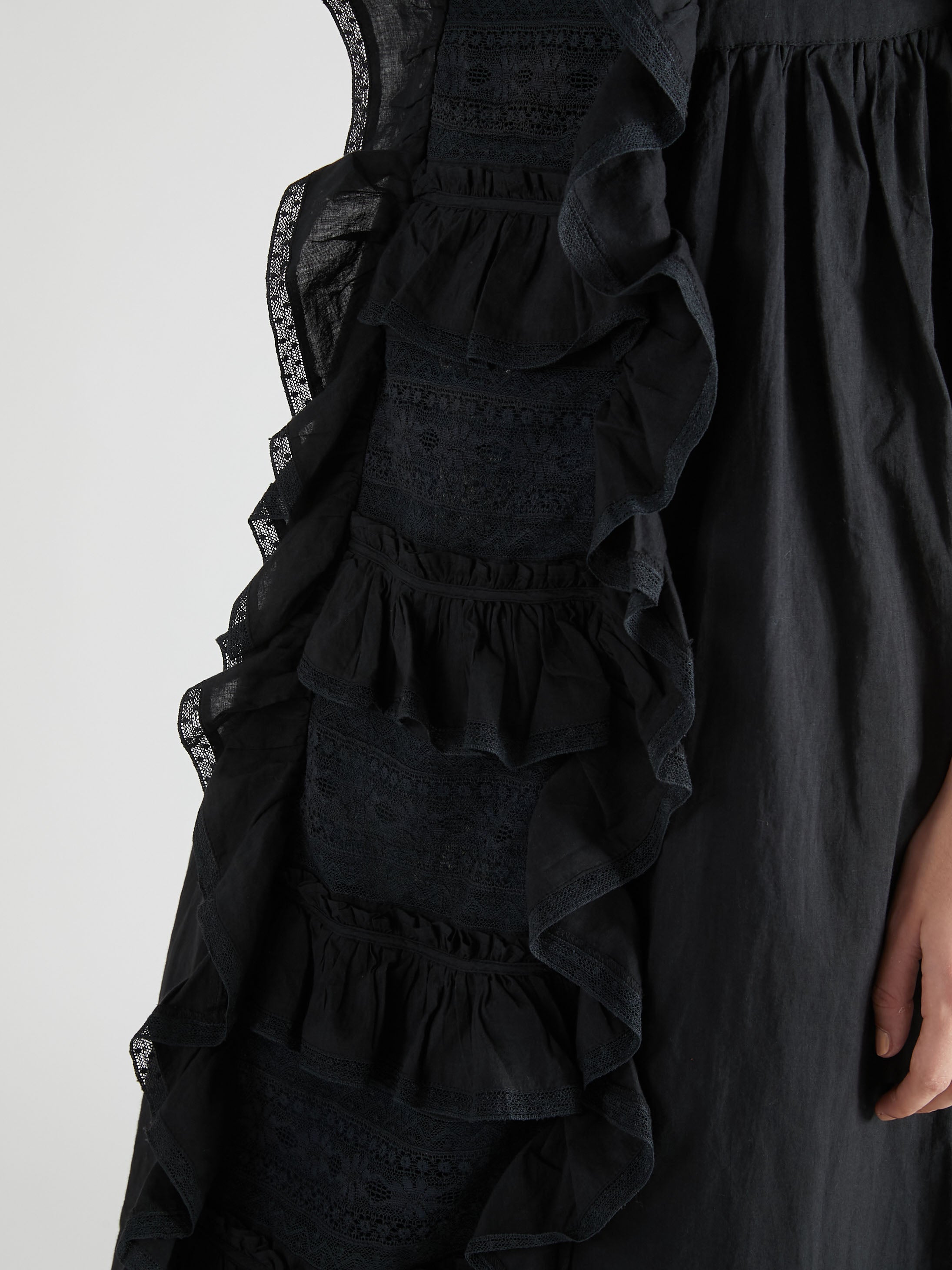 liver lace vintage likecami dress|BLACK