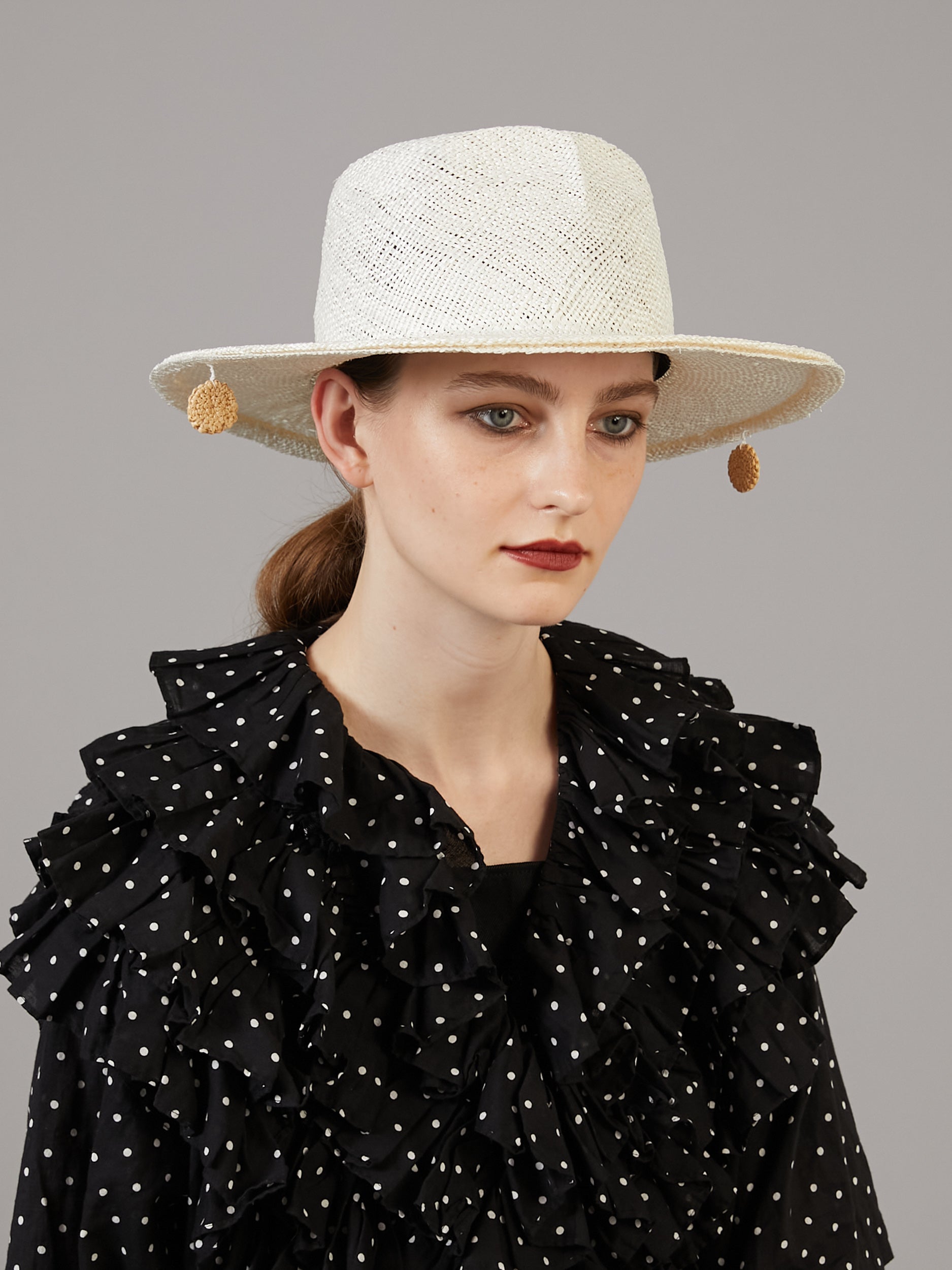 La Maison de Lyllis summer hat │ IVORY