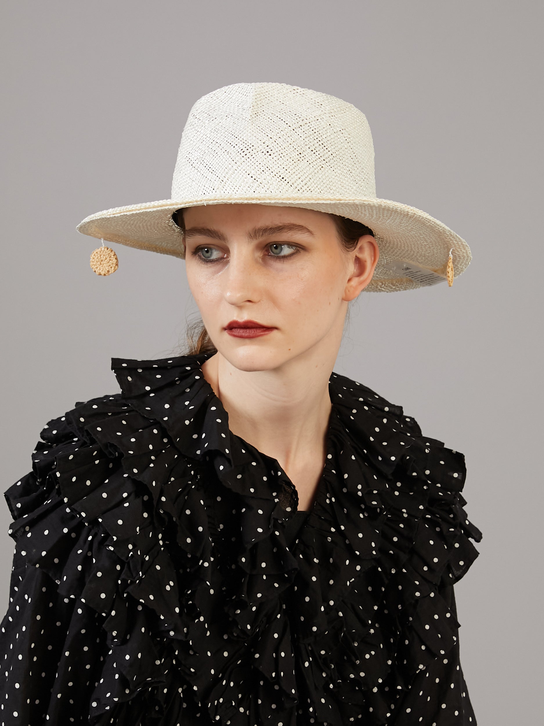 La Maison de Lyllis summer hat │ IVORY