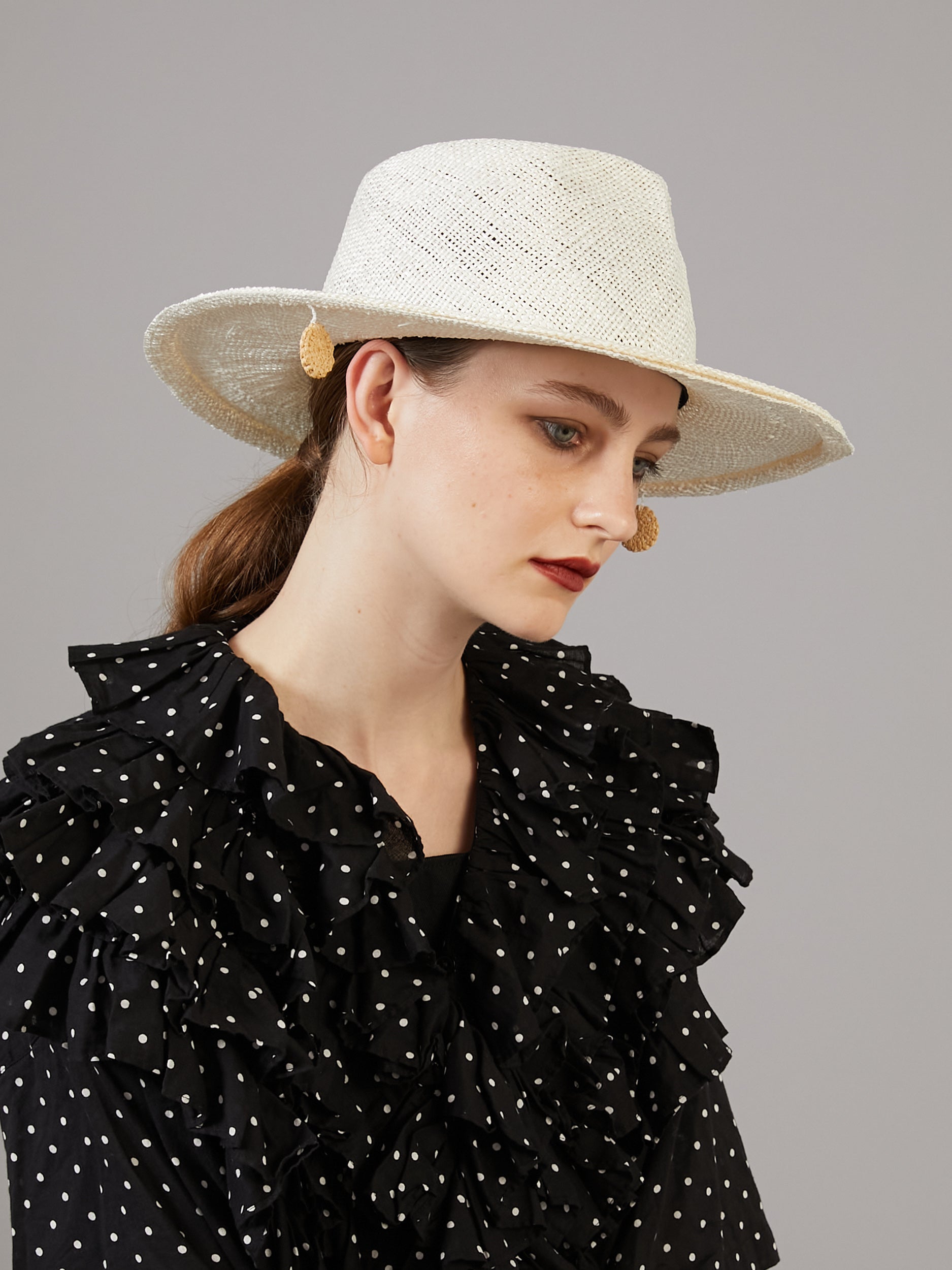 La Maison de Lyllis summer hat │ IVORY
