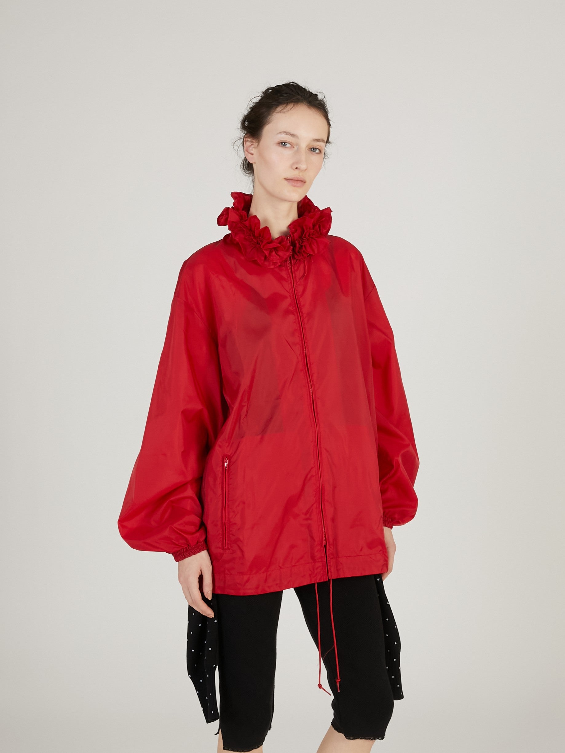 【griguri】pocketable wind breaker|RED
