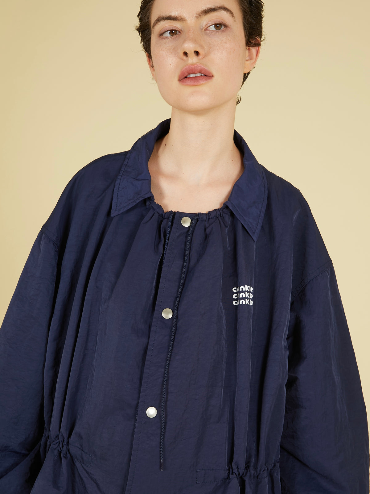 gather monster coach jacket|NAVY