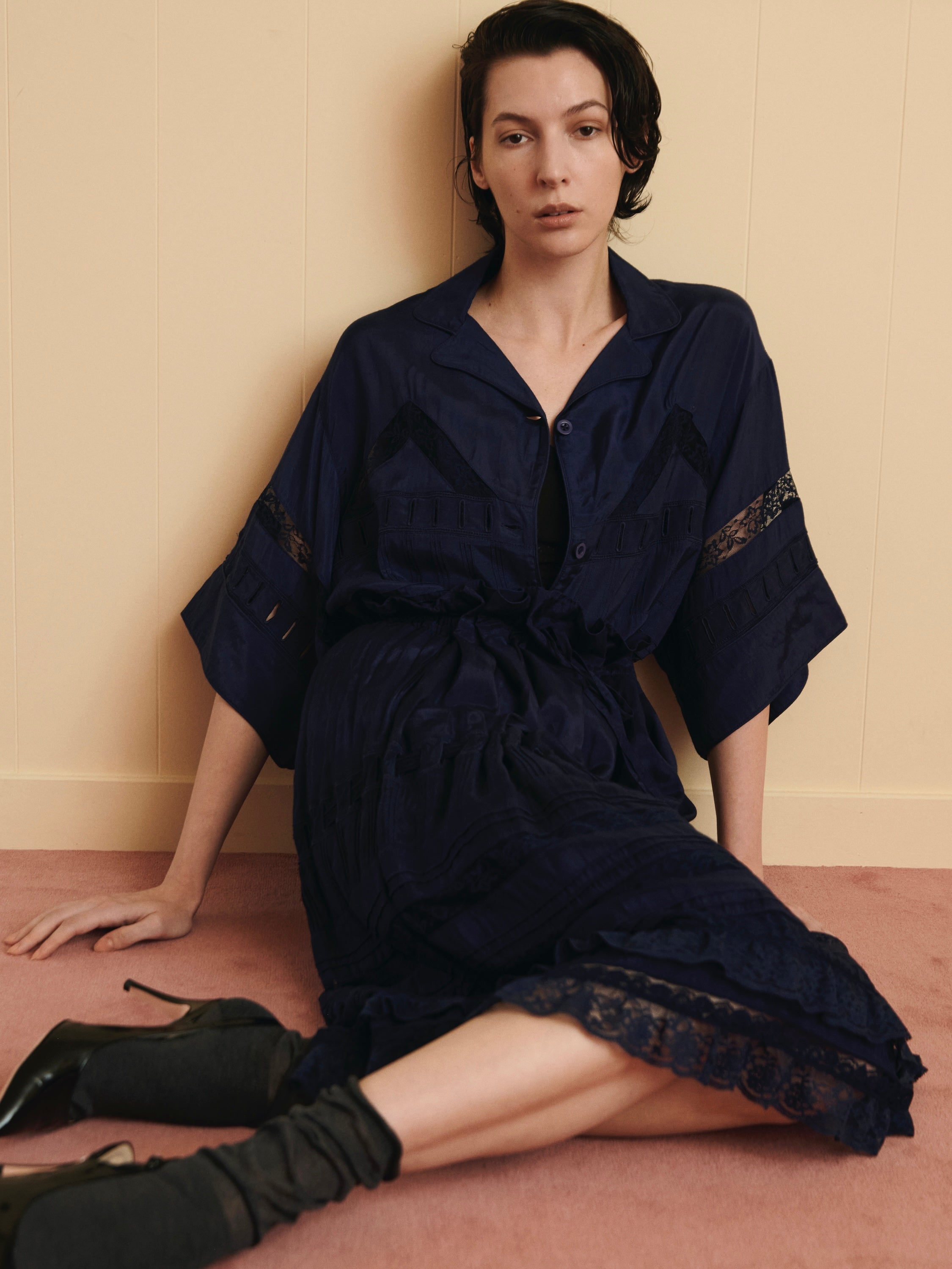 west tuck easy skirt|NAVY