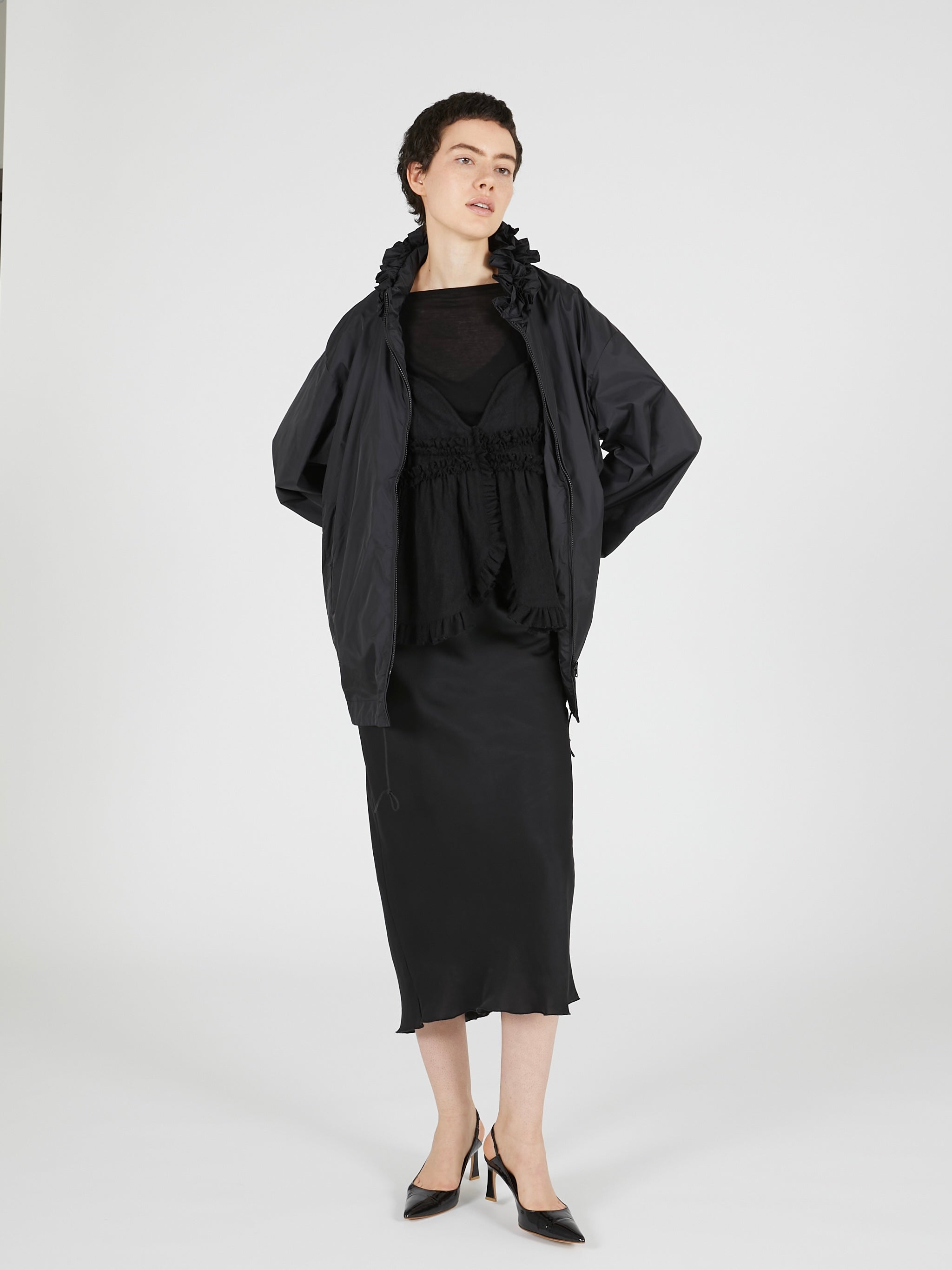 【griguri】pocketable wind breaker|BLACK