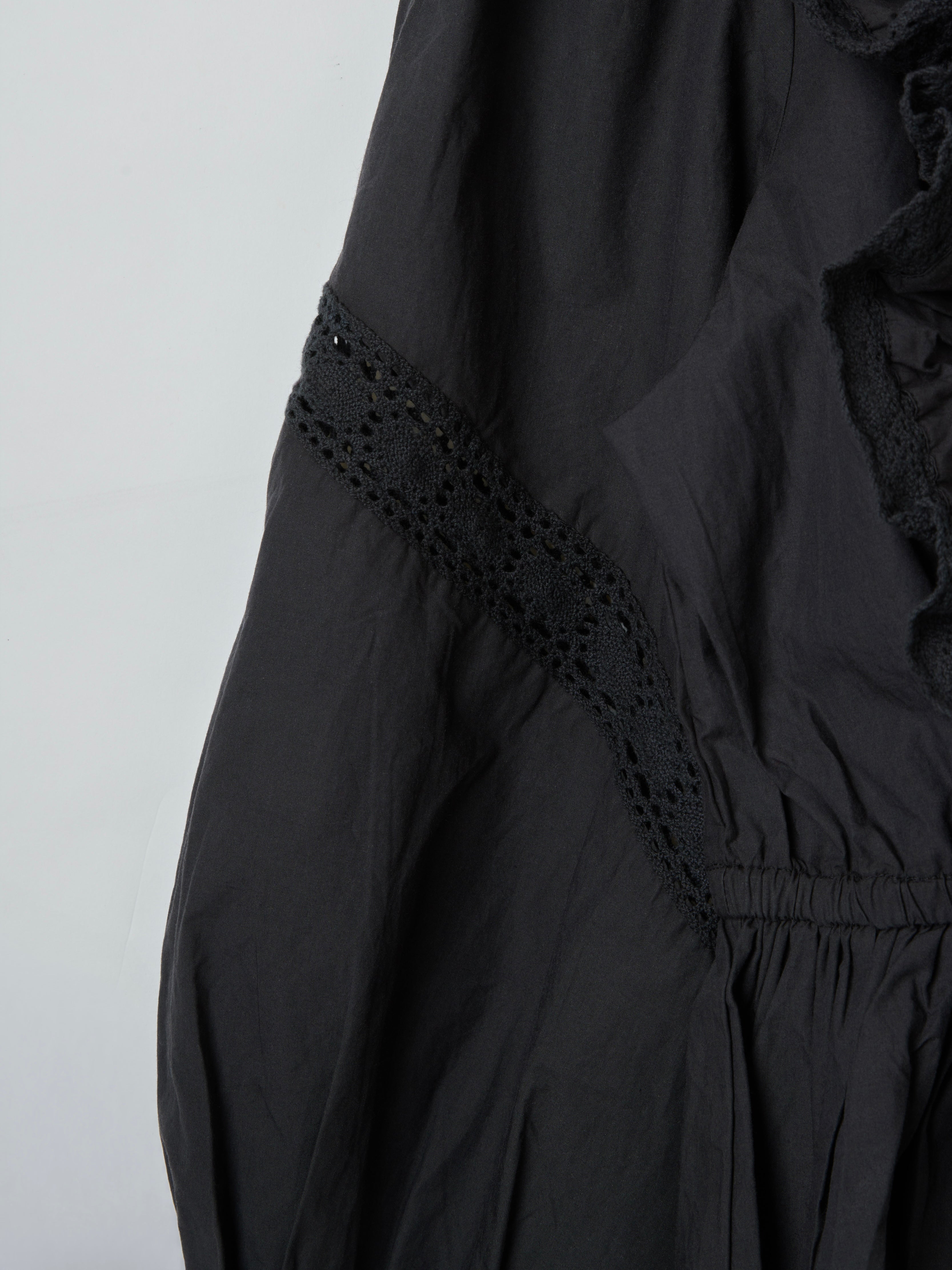 pillow case blouse|BLACK