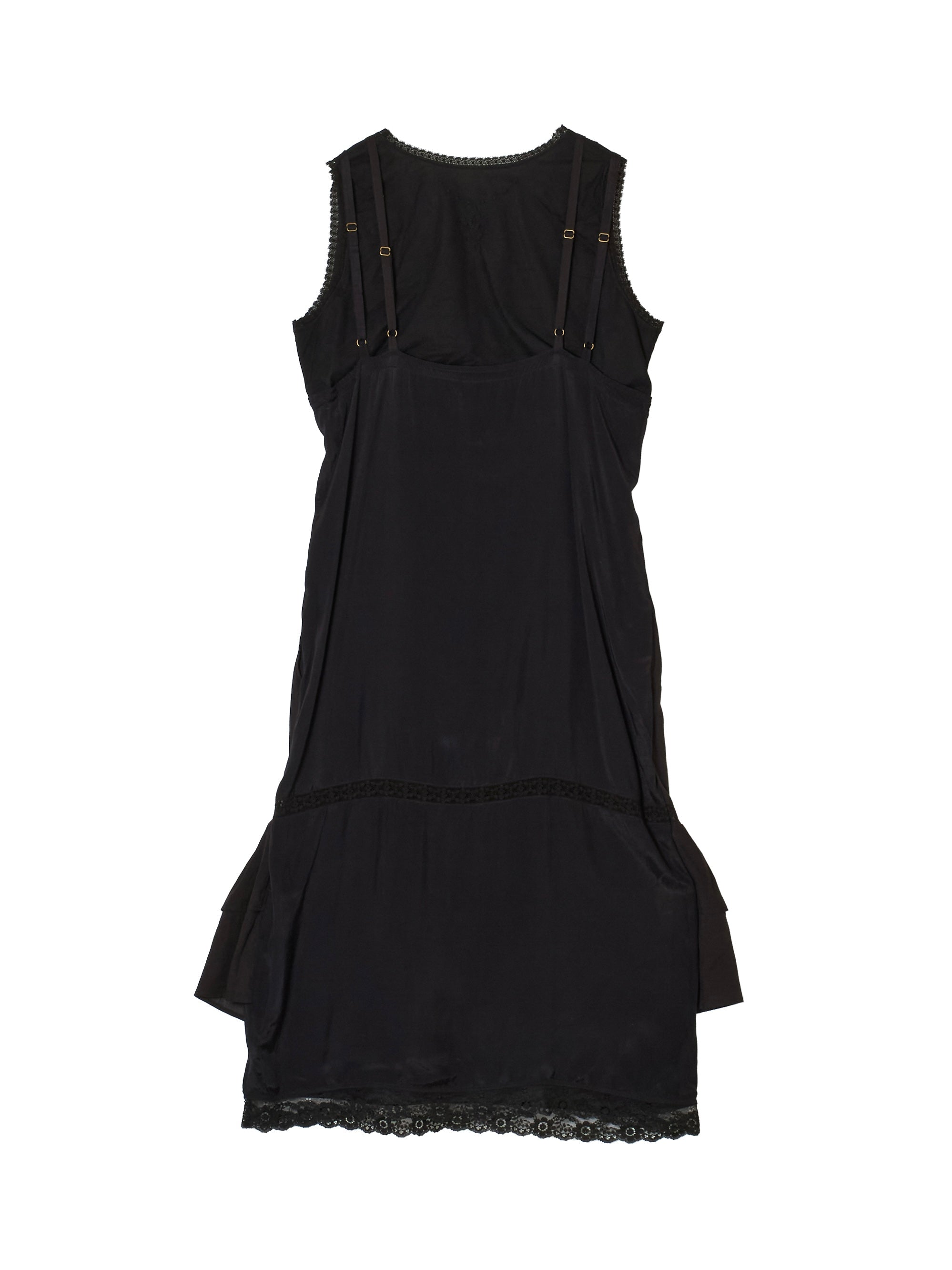 dot cami layer onepiece|BLACK