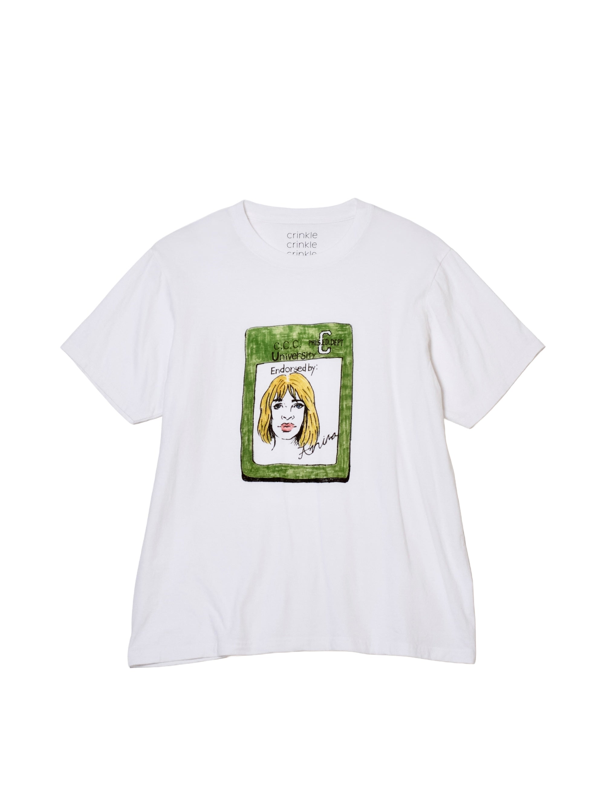 drawing print T shirts |ORANGE