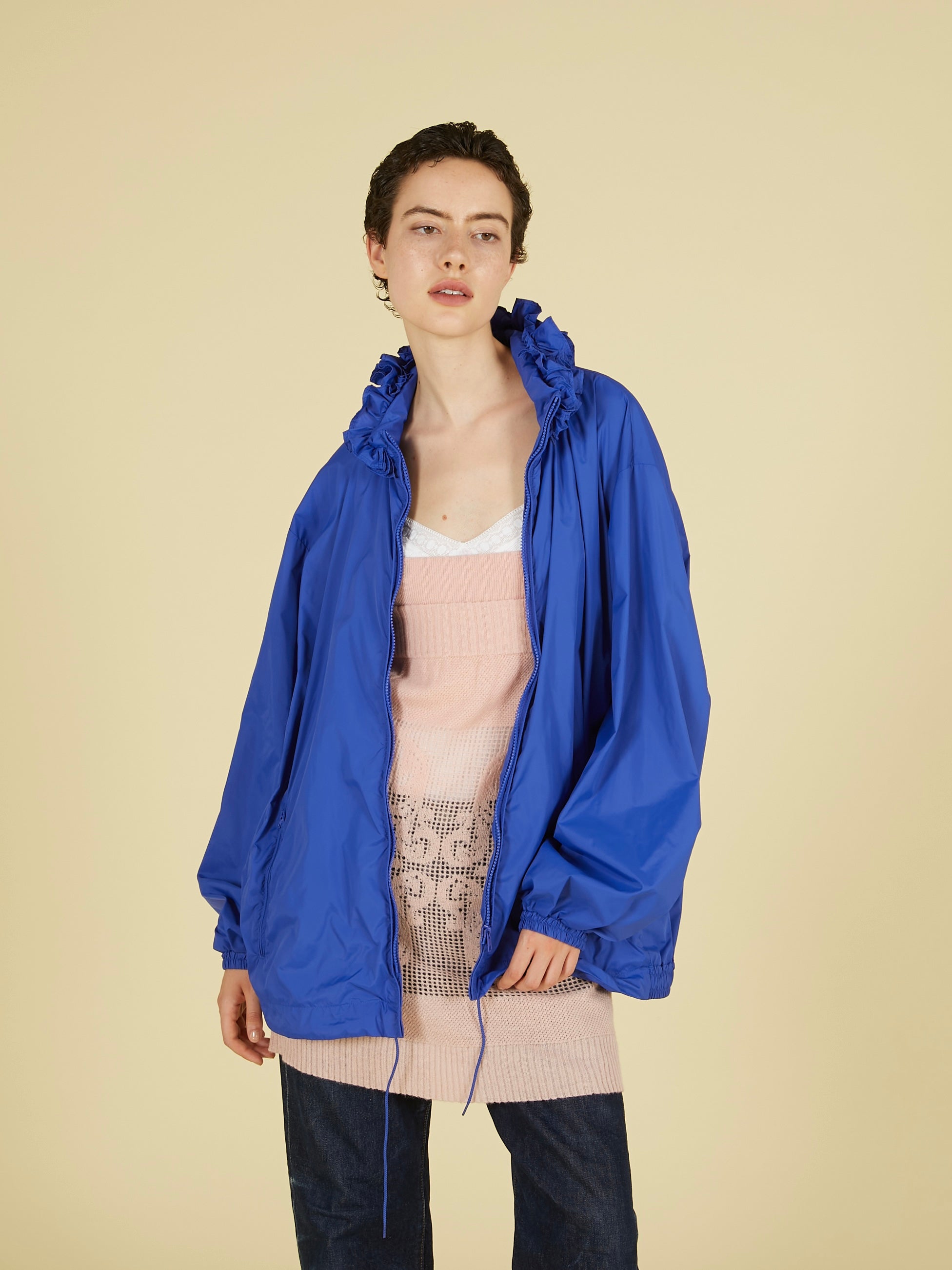 【griguri】pocketable wind breaker|BLUE