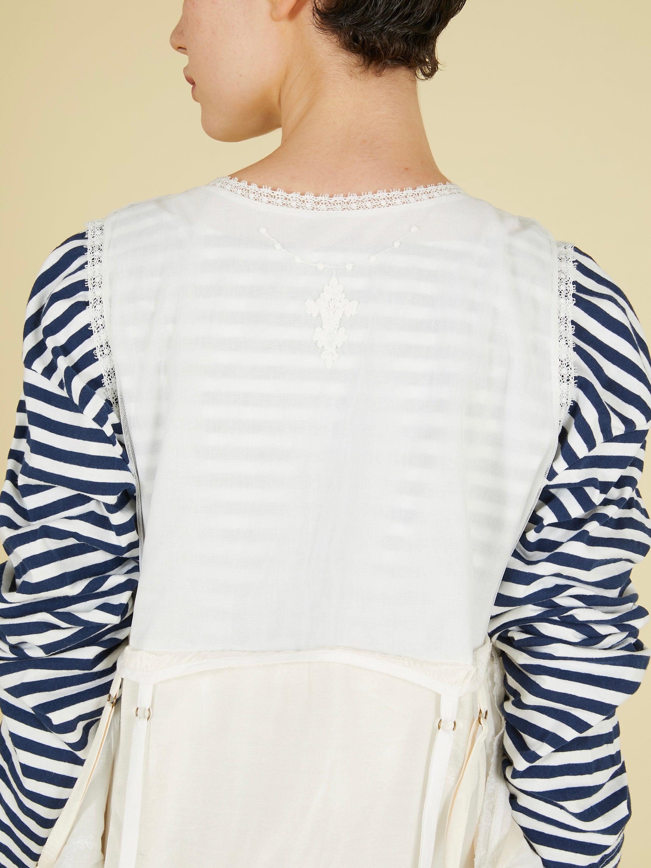 dot cami layer onepiece |WHITE