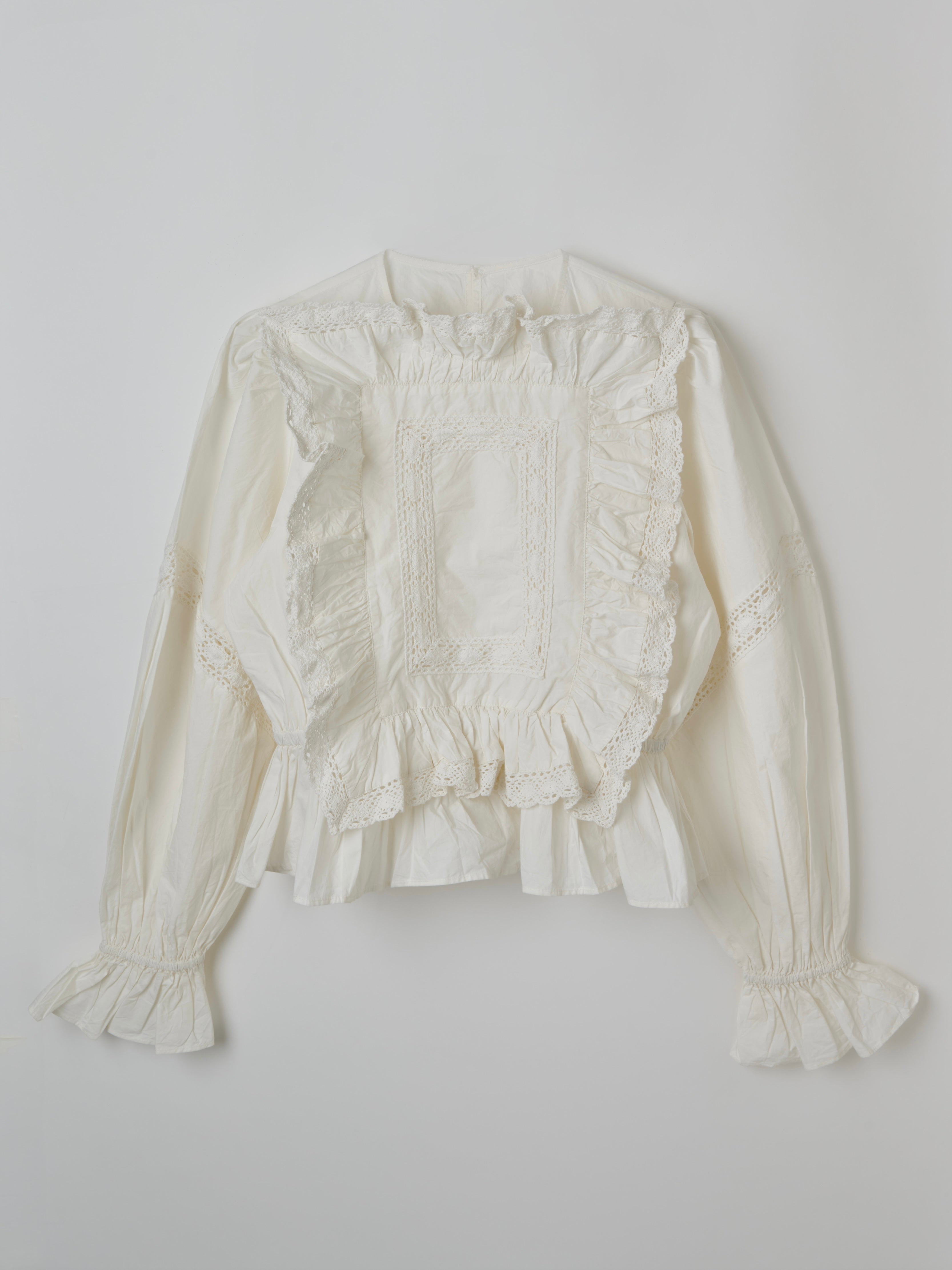 pillow case blouse|WHITE