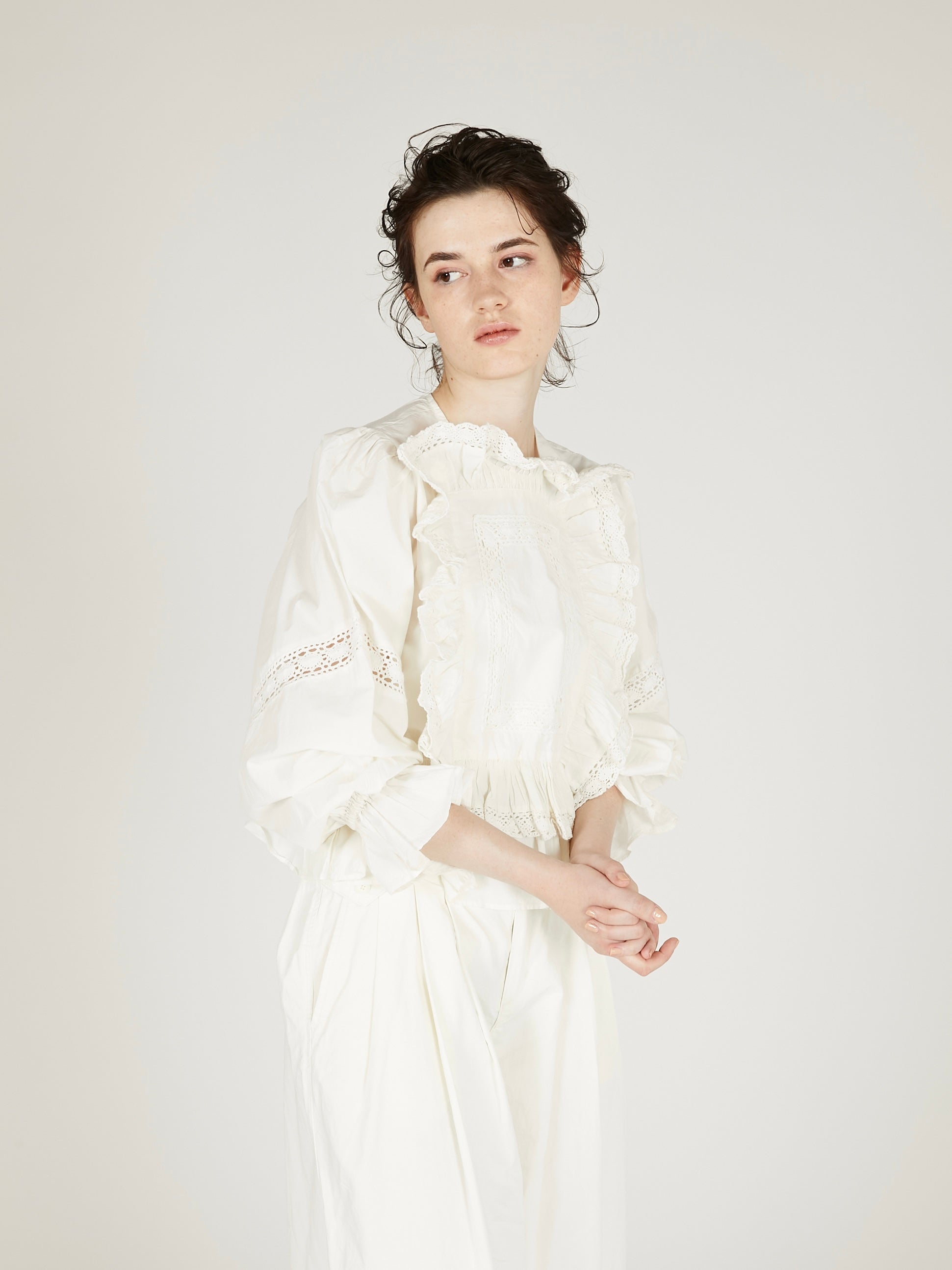 pillow case blouse|WHITE