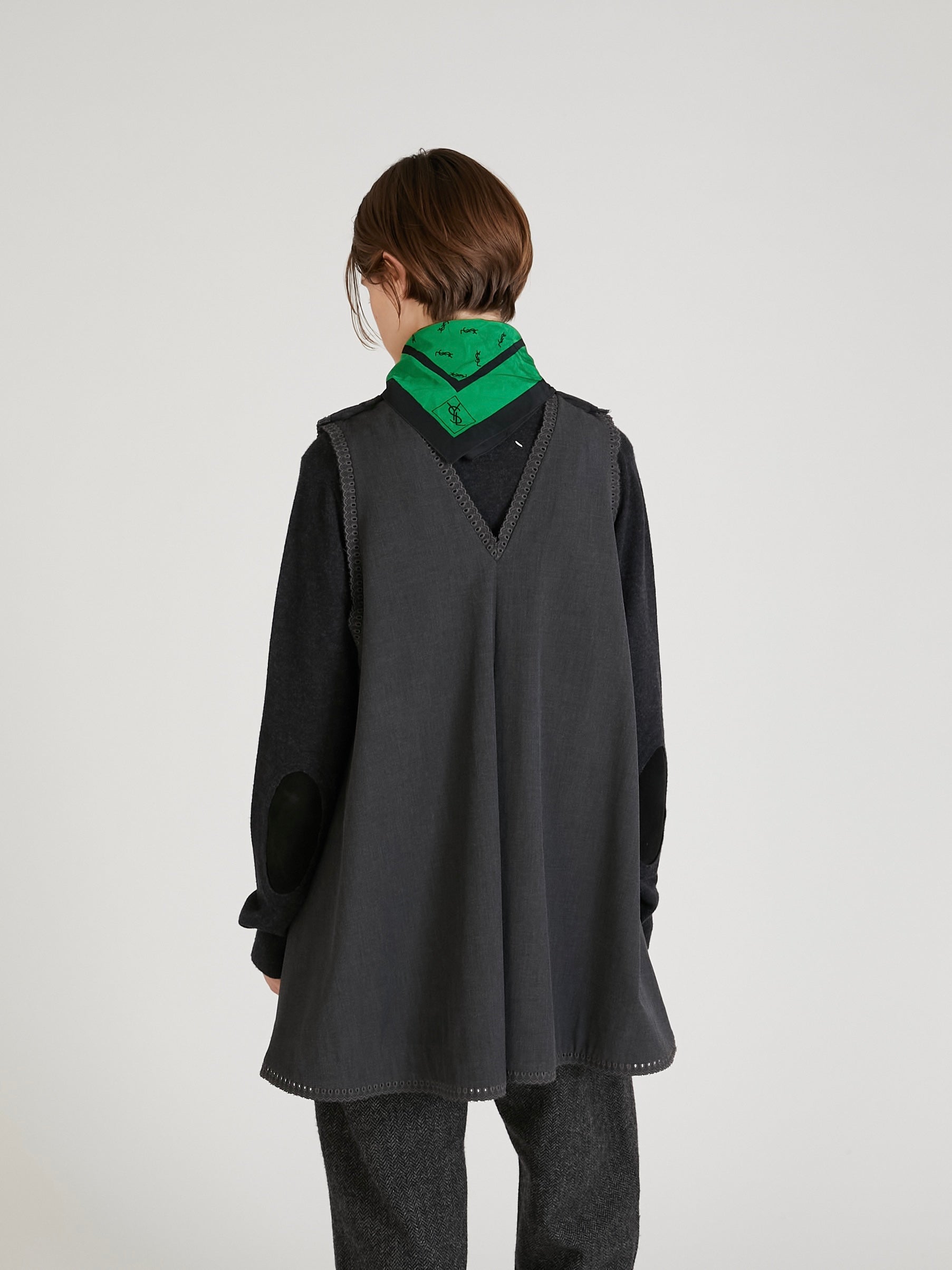 scallop tunic|GRAY