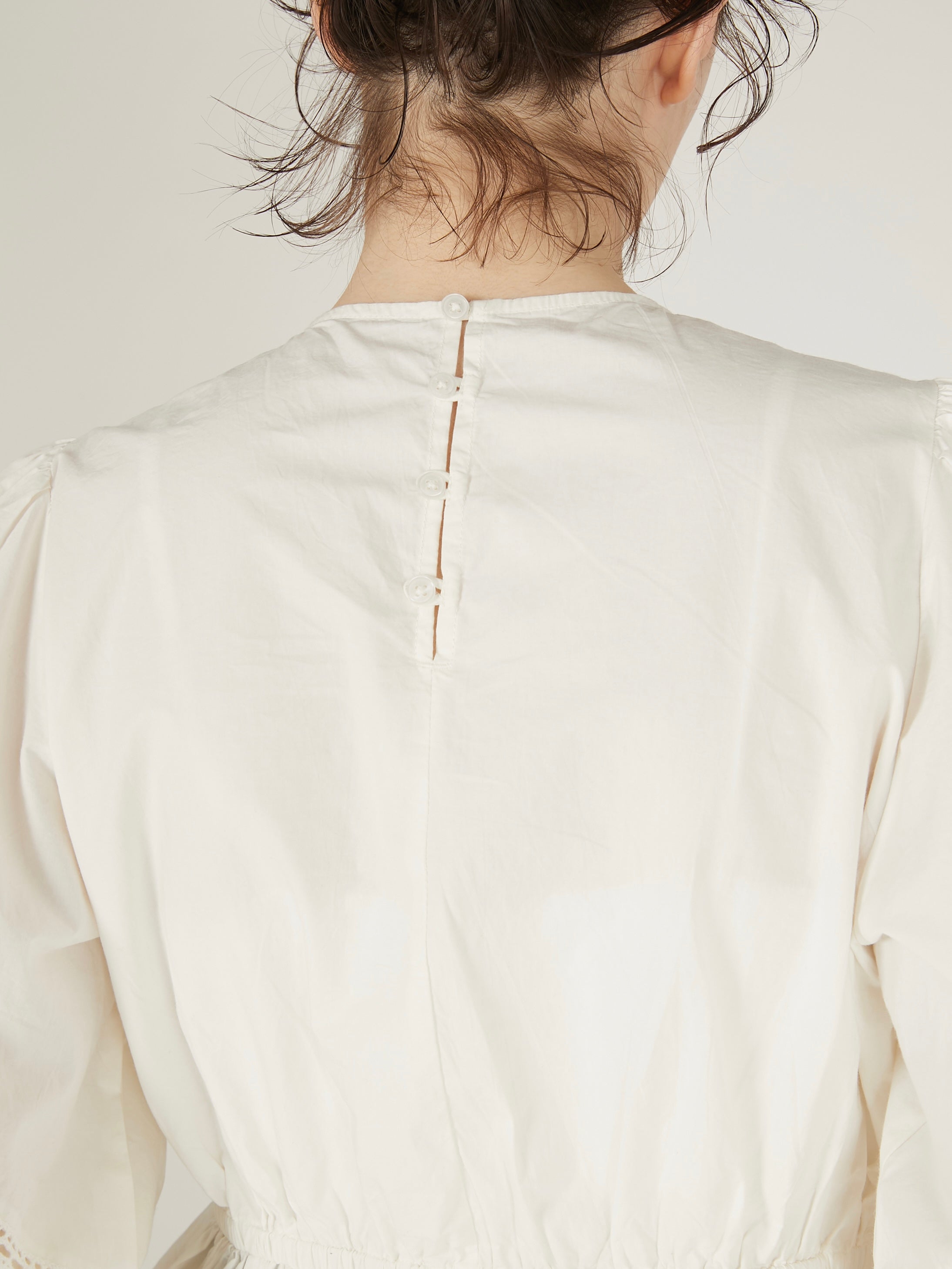 pillow case blouse|WHITE