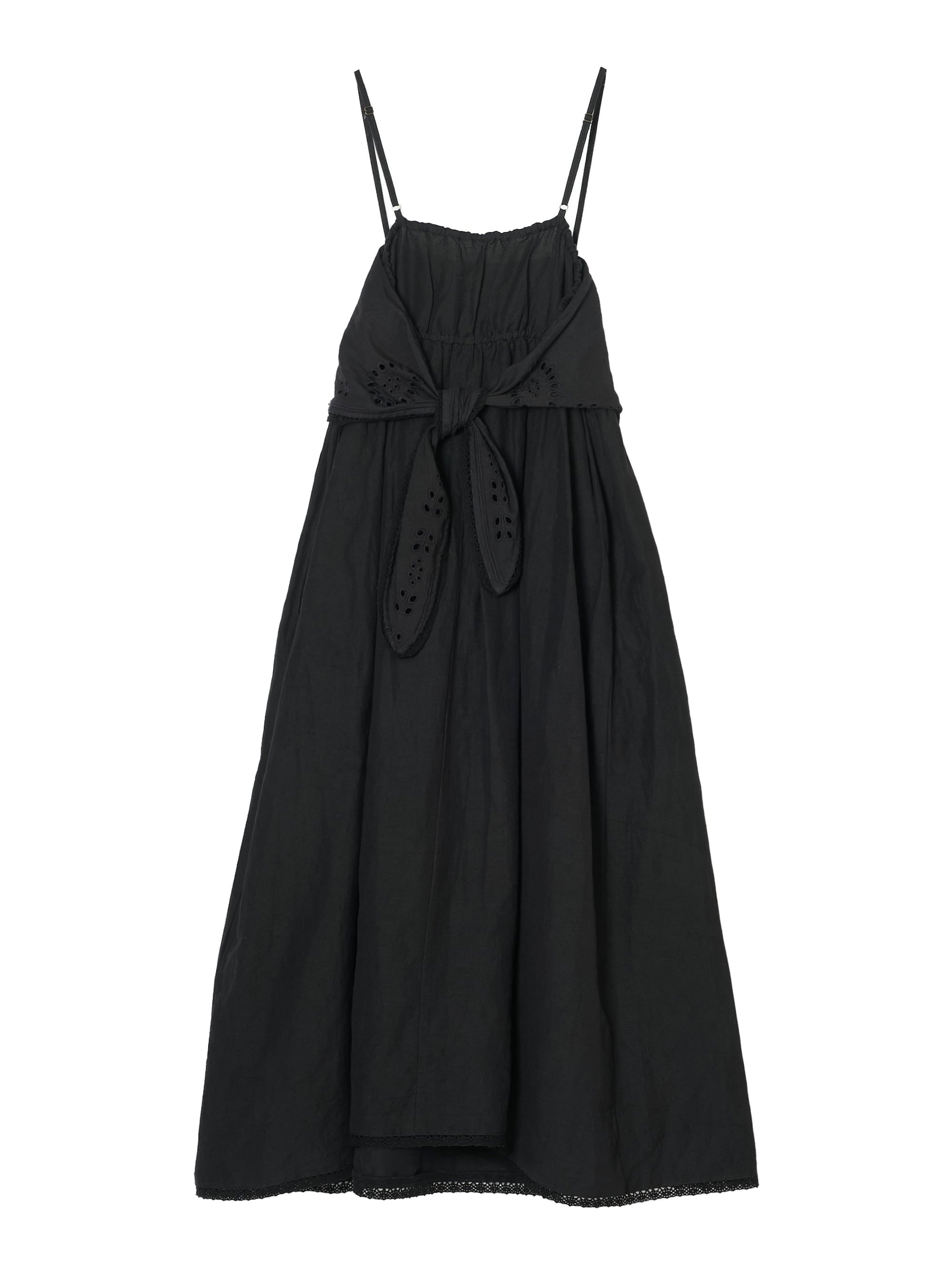 embroidey chief cami onepiece|BLACK