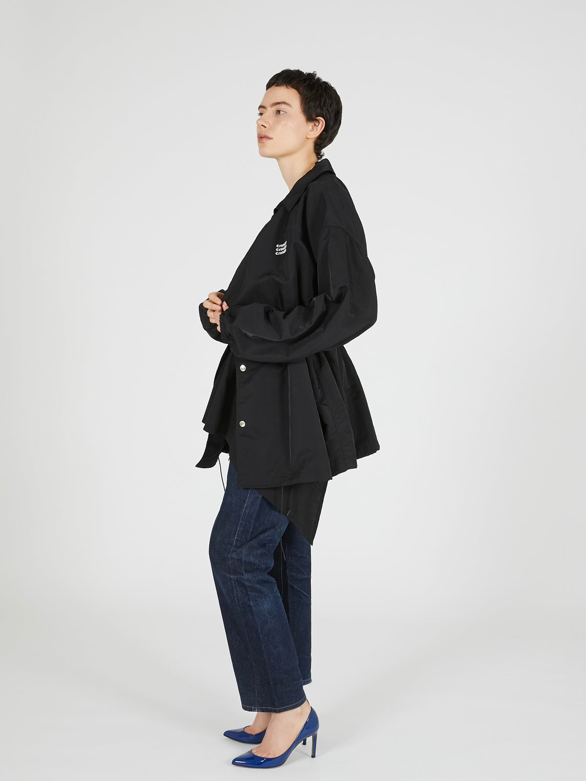 gather monster coach jacket|BLACK