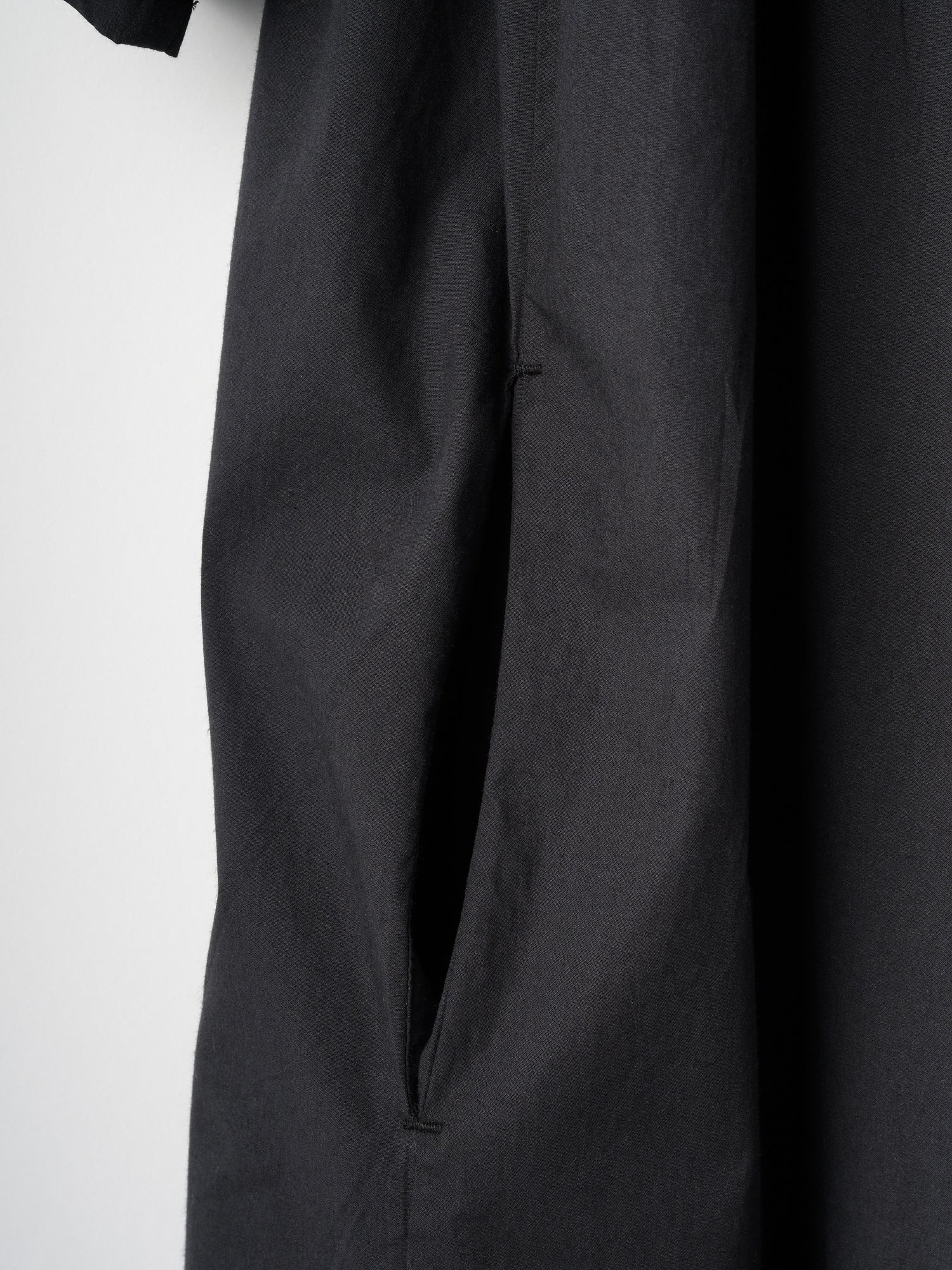 cotton frill coller onepiece|BLACK