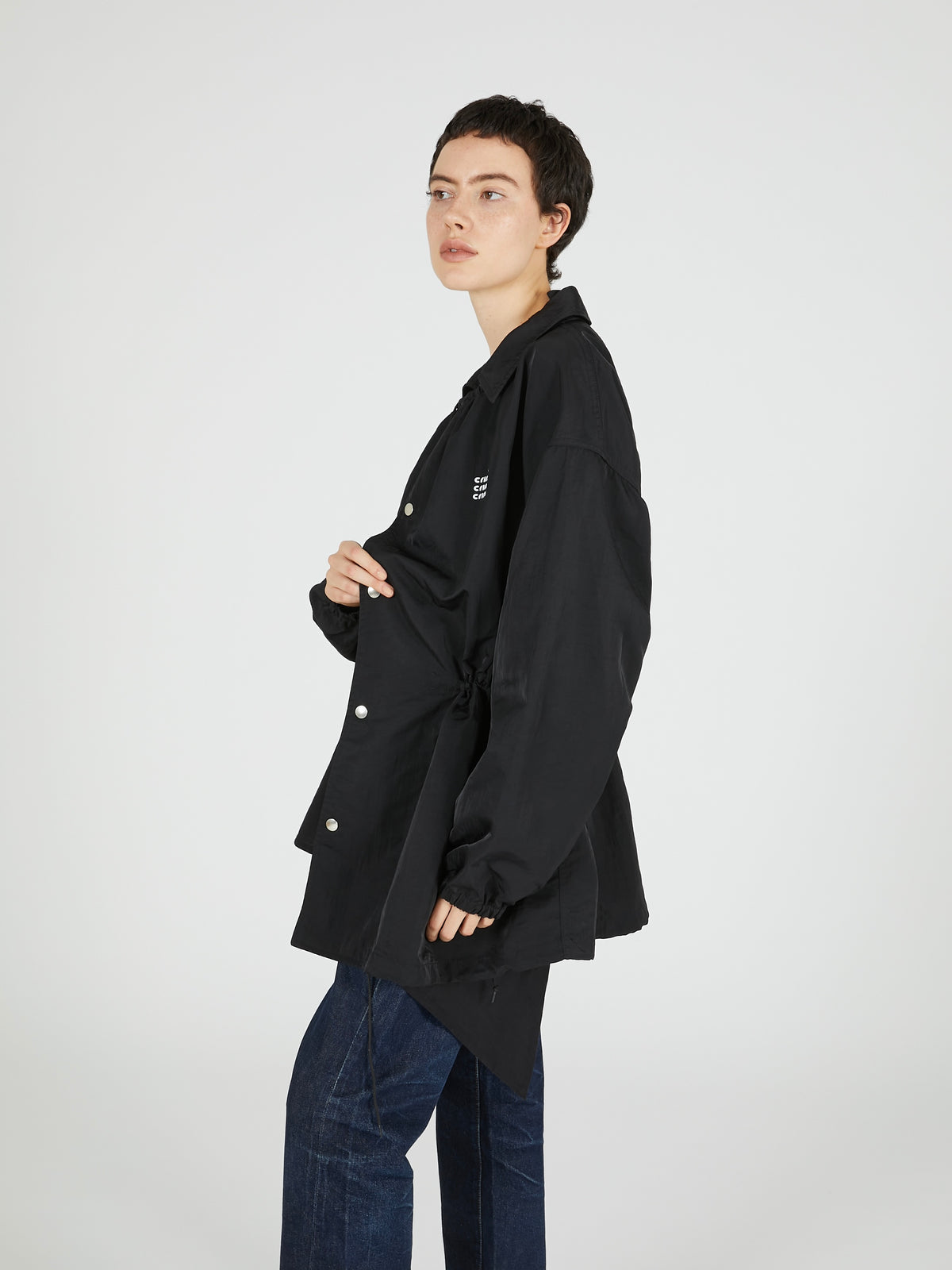 gather monster coach jacket|BLACK