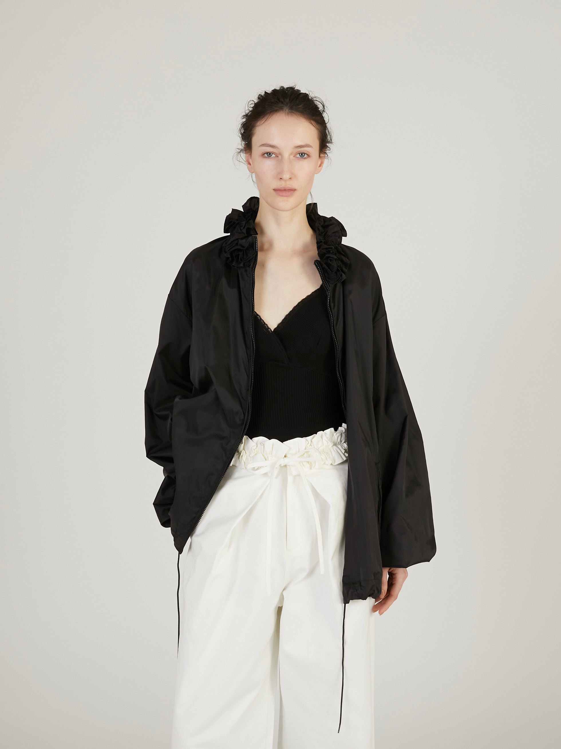 【griguri】pocketable wind breaker|BLACK