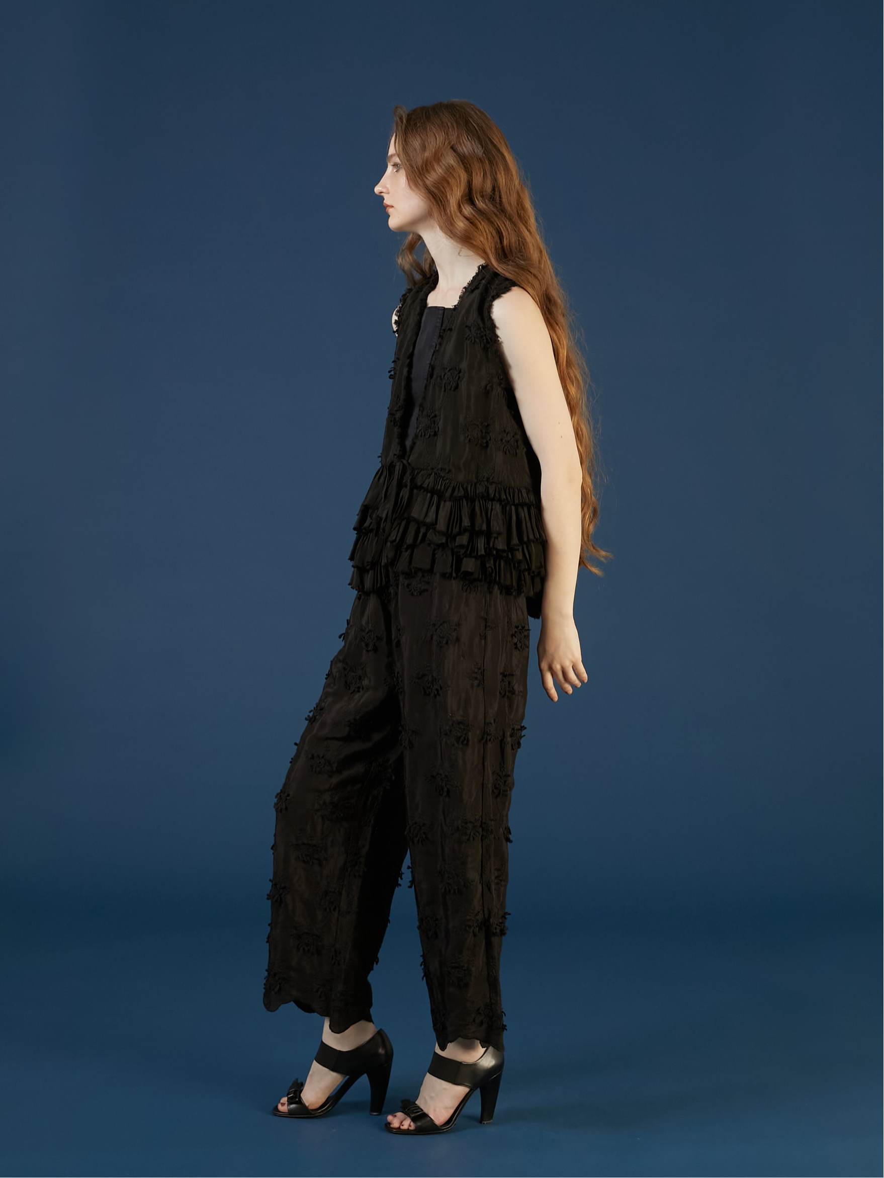 パンツ 3Dembroidery pants/crinklecrinklecrinkle crinkle crinkle crinkle】3D embroidery easy パンツ(505289442