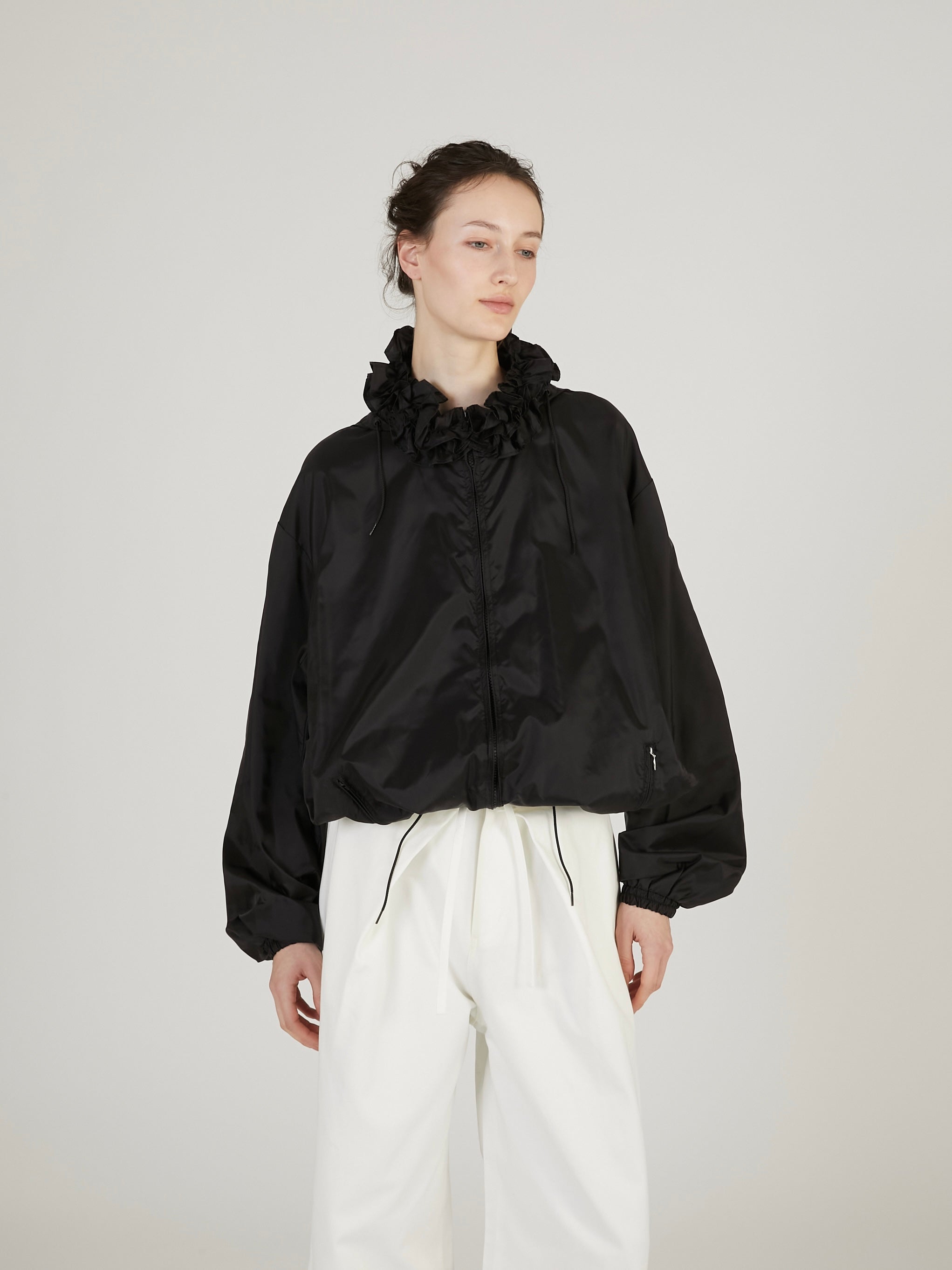 【griguri】pocketable wind breaker|BLACK