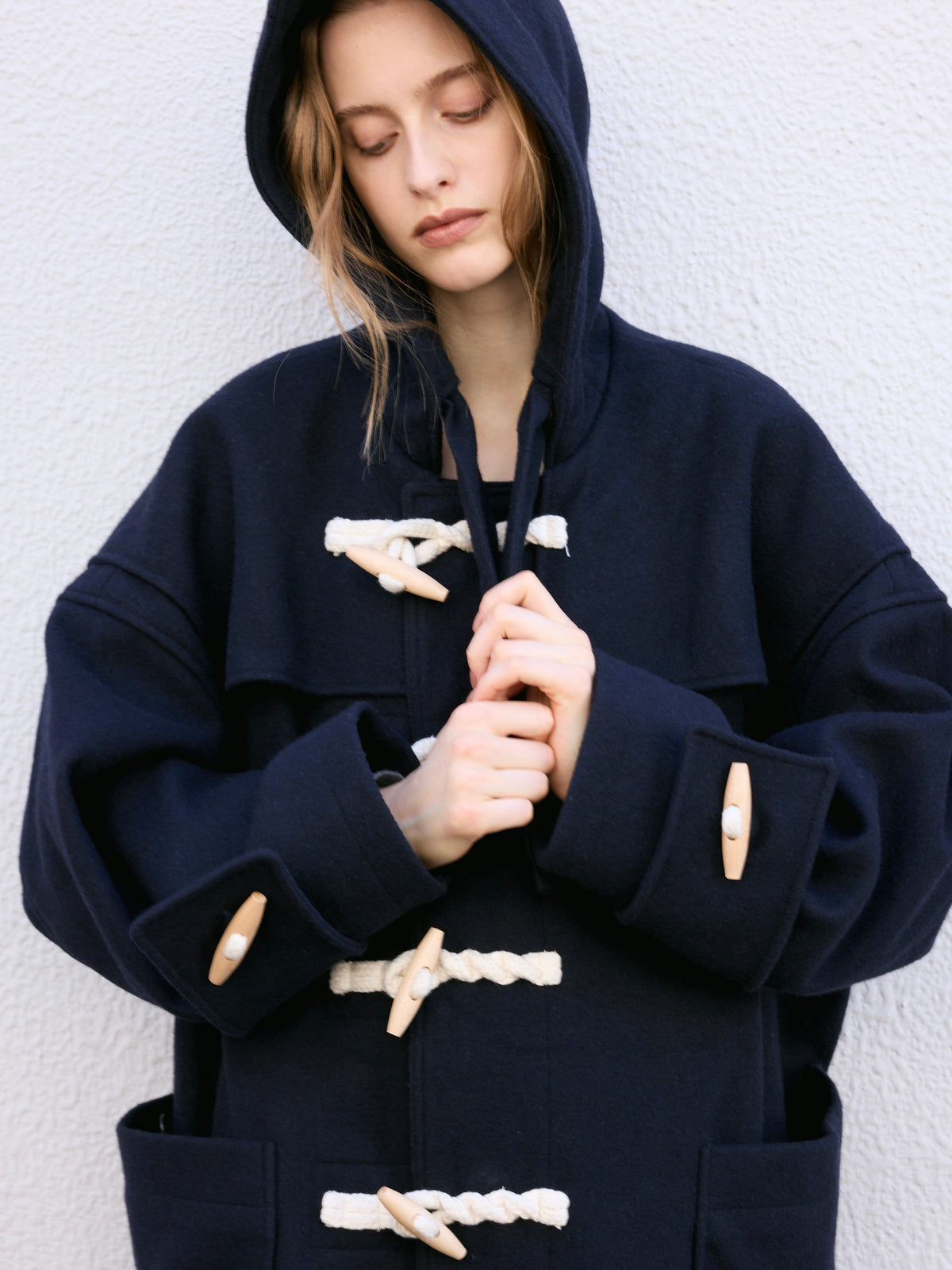 【griguri】monster duffle coat|NAVY