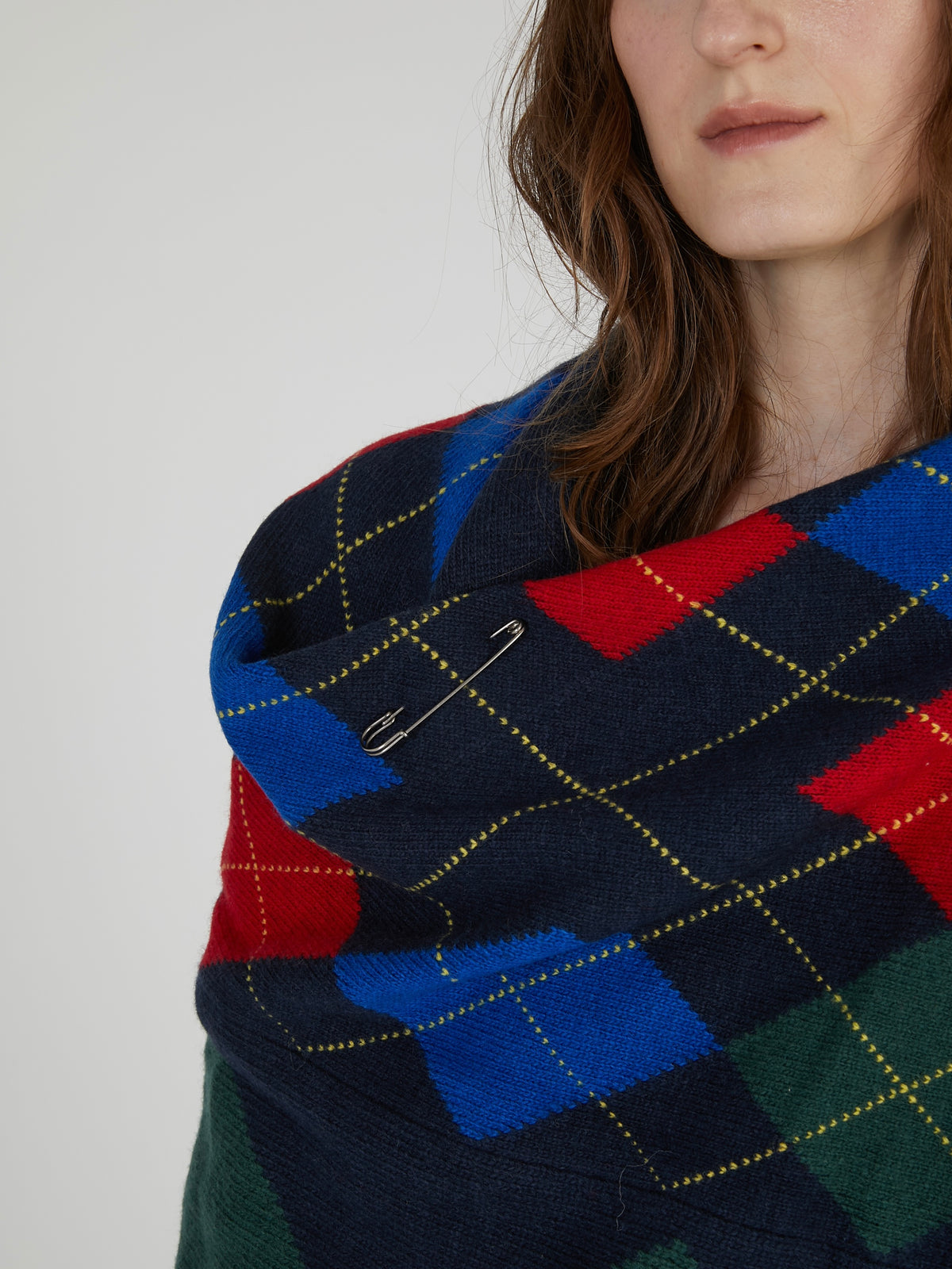 【griguri】argyle big stole｜MULTI