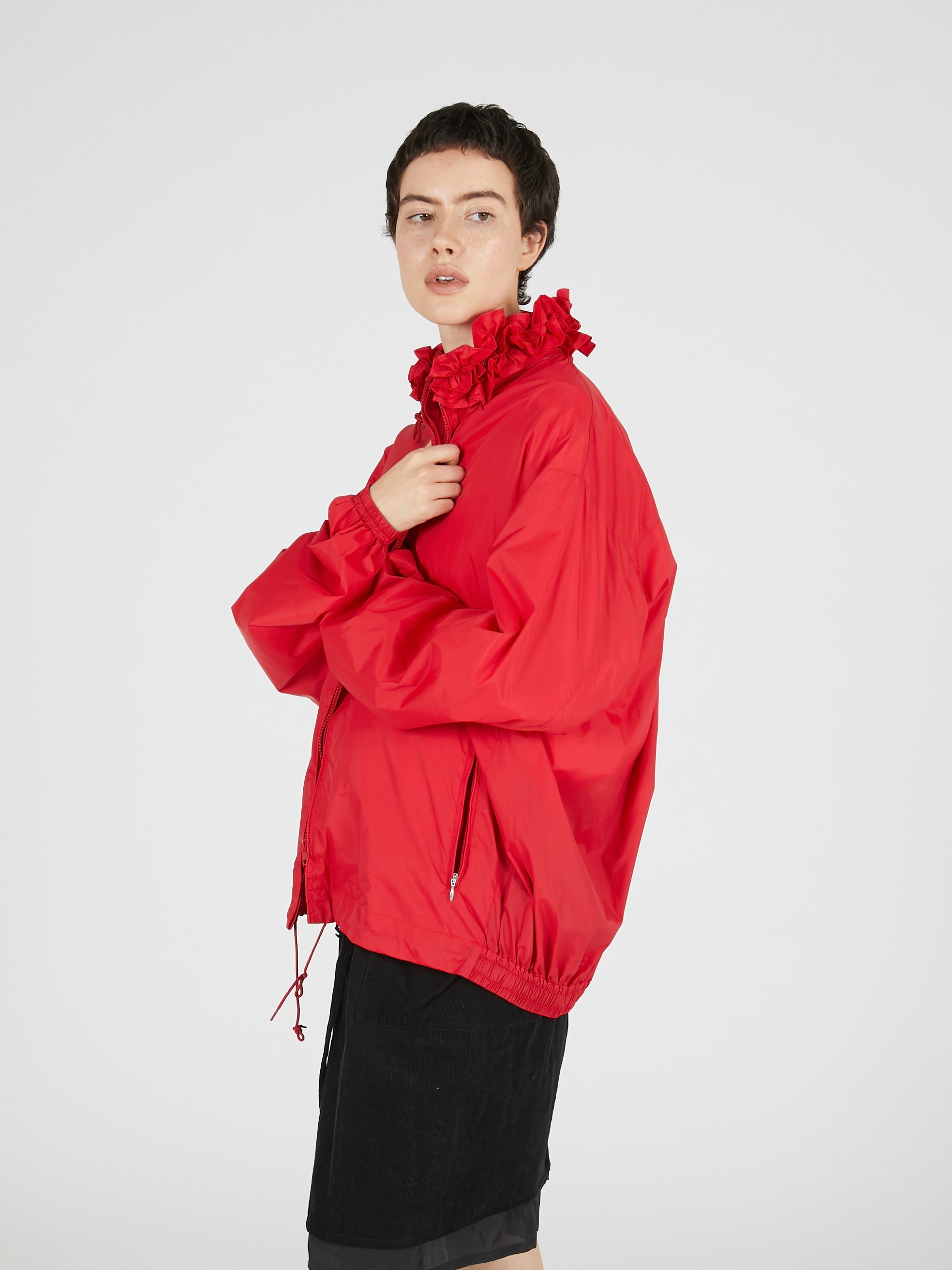  ウィンドブレーカー レッド系 griguri】pocketable wind breaker｜RED