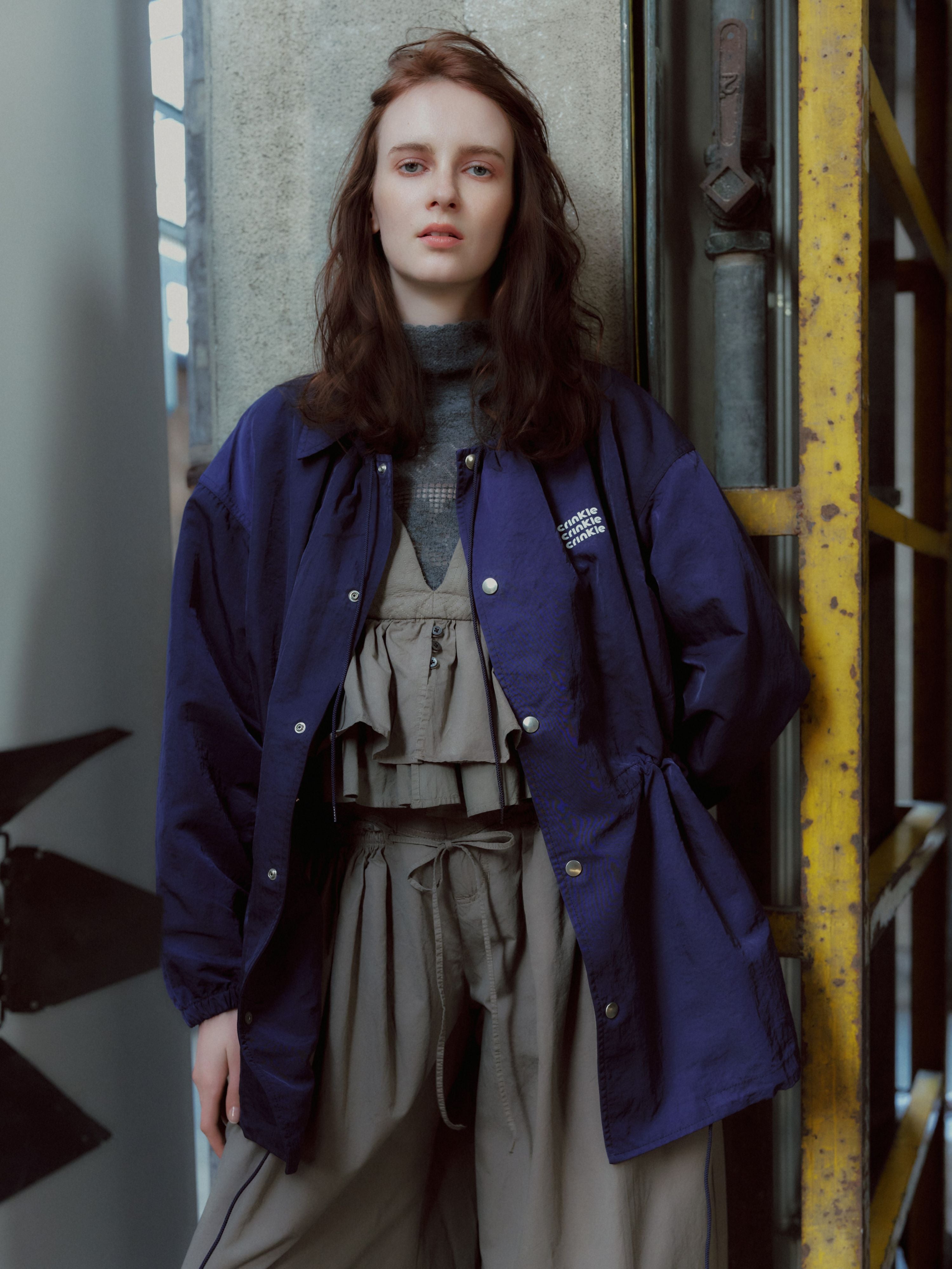 gather monster coach jacket｜NAVY