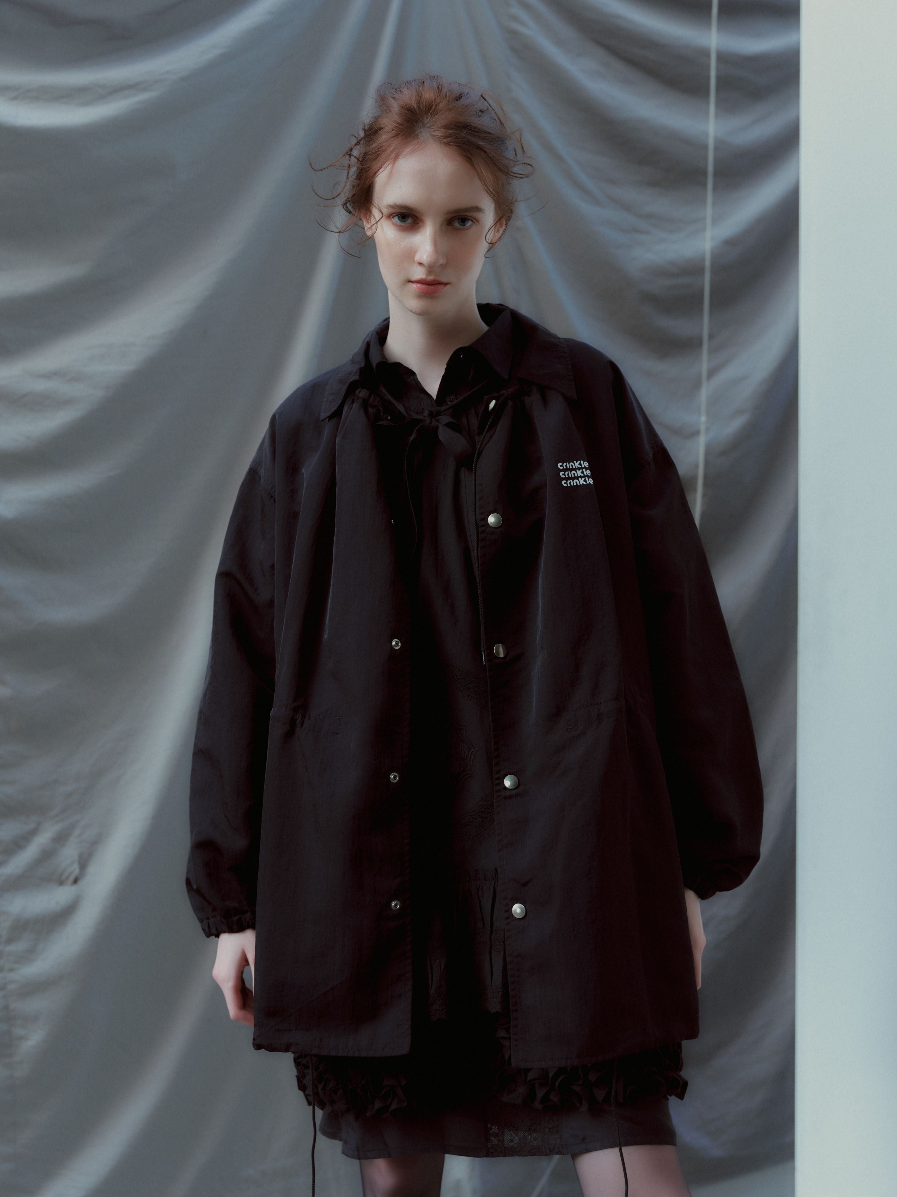 gather monster coach jacket｜BLACK
