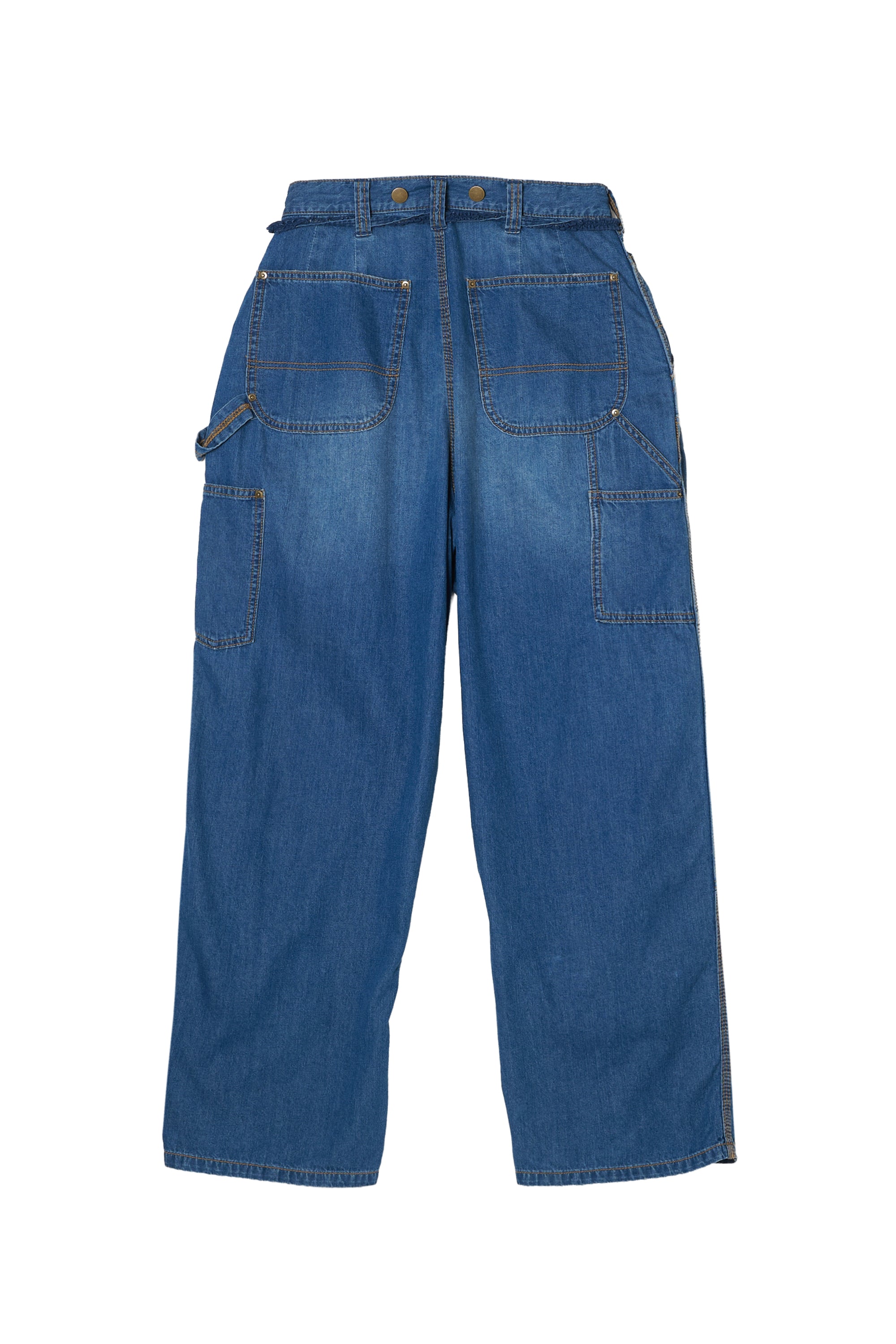 double knee denim｜BLUE