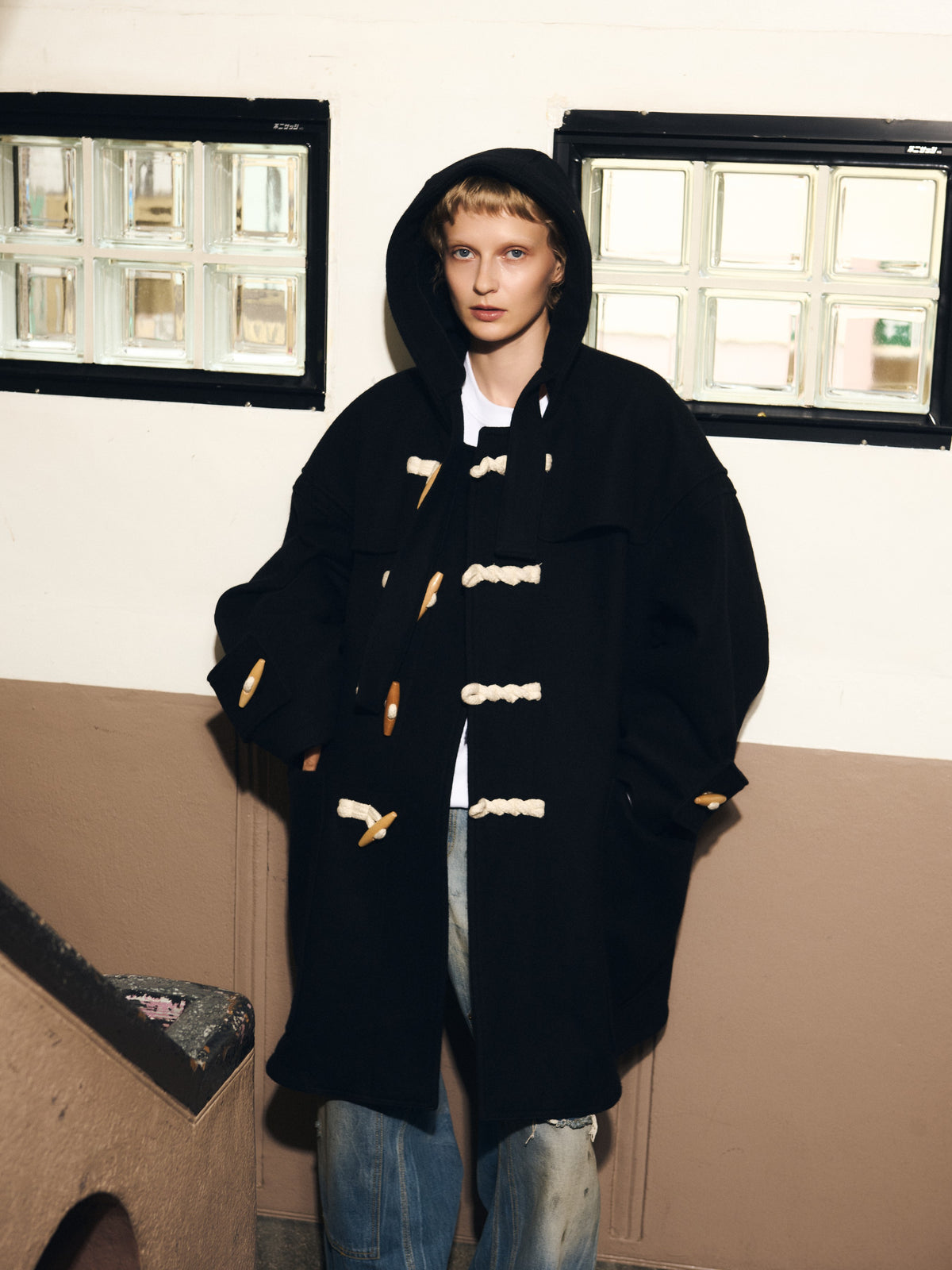 【griguri】monster duffle coat｜NAVY