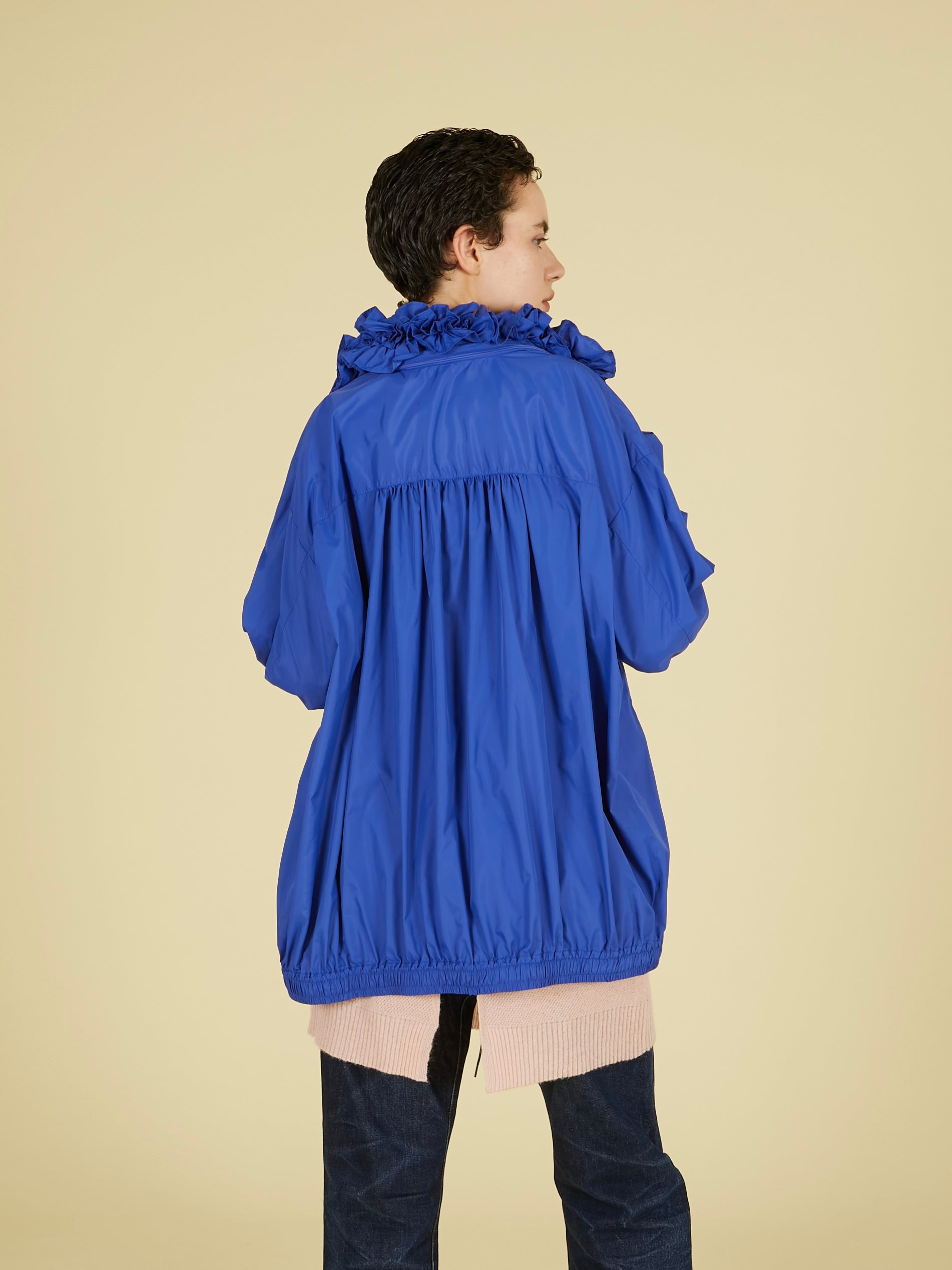 【griguri】pocketable wind breaker｜BLUE