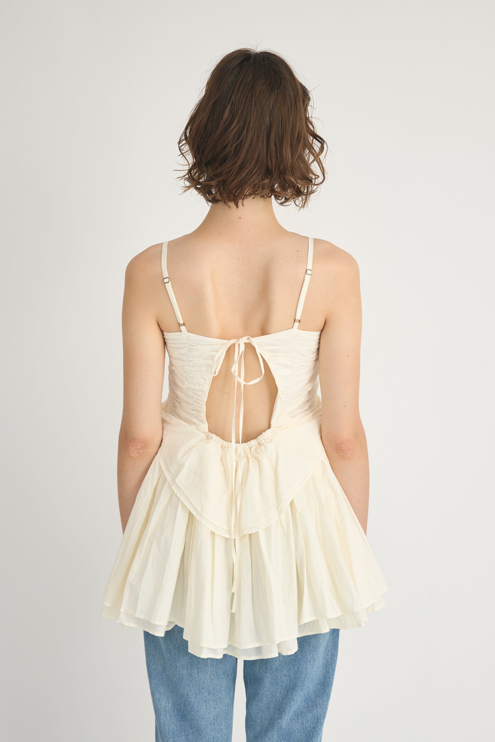 corset camisole│IVORY