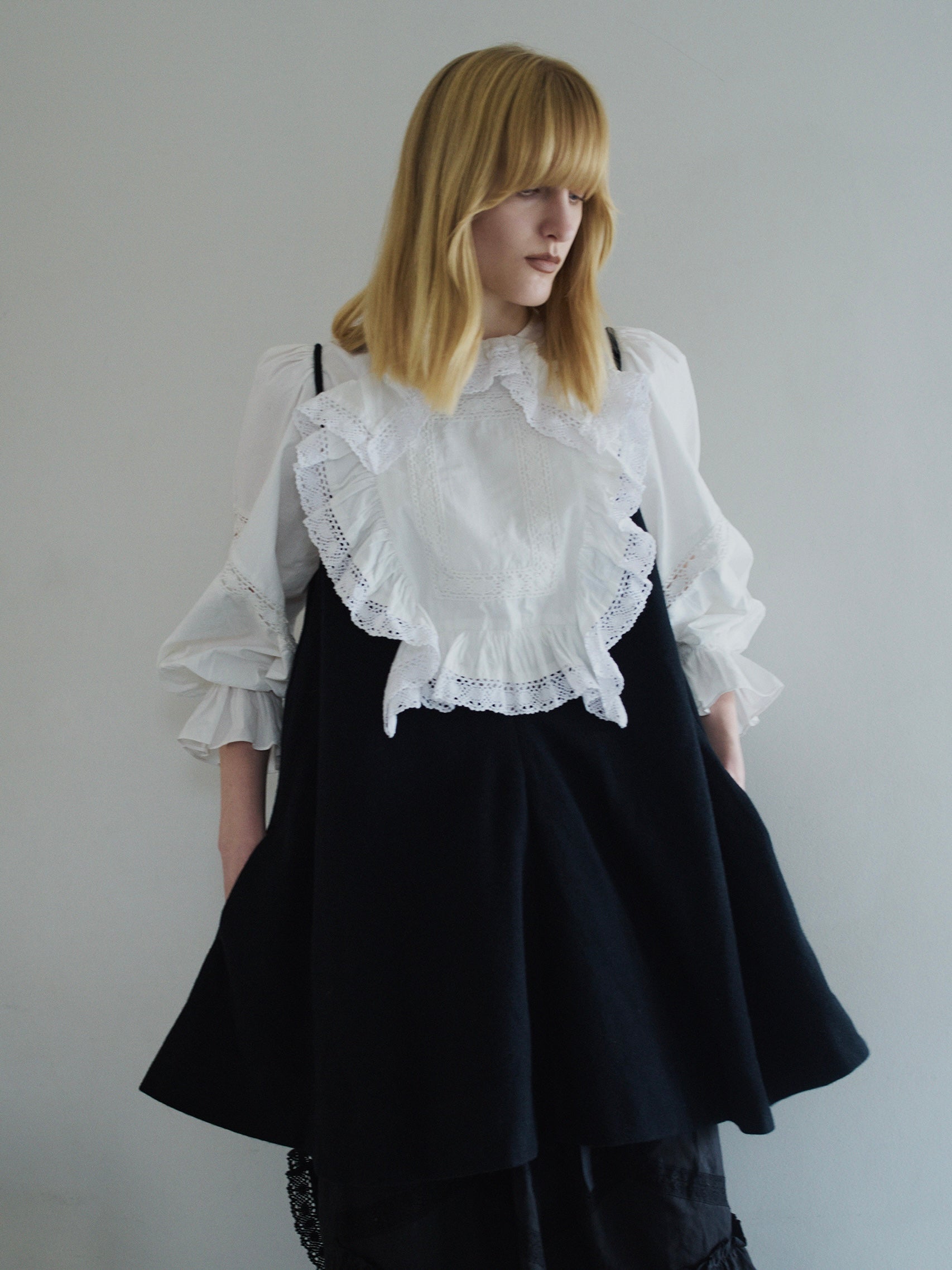 pillow case blouse｜WHITE