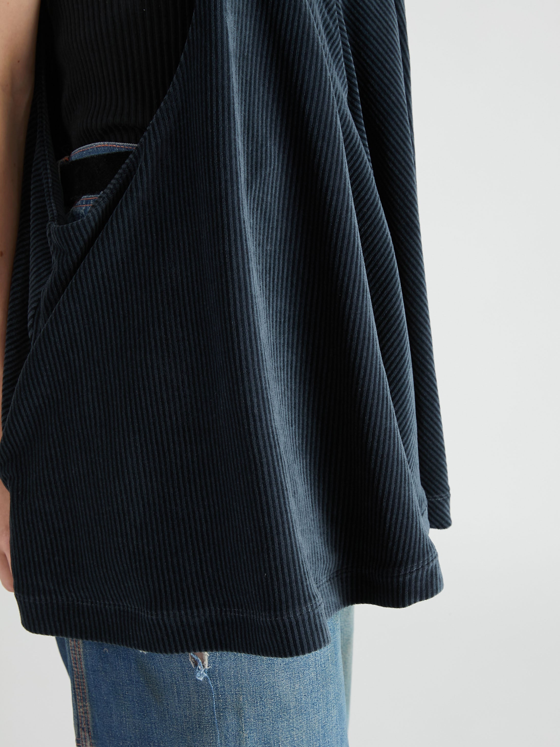 velvet border camisole｜BLACK
