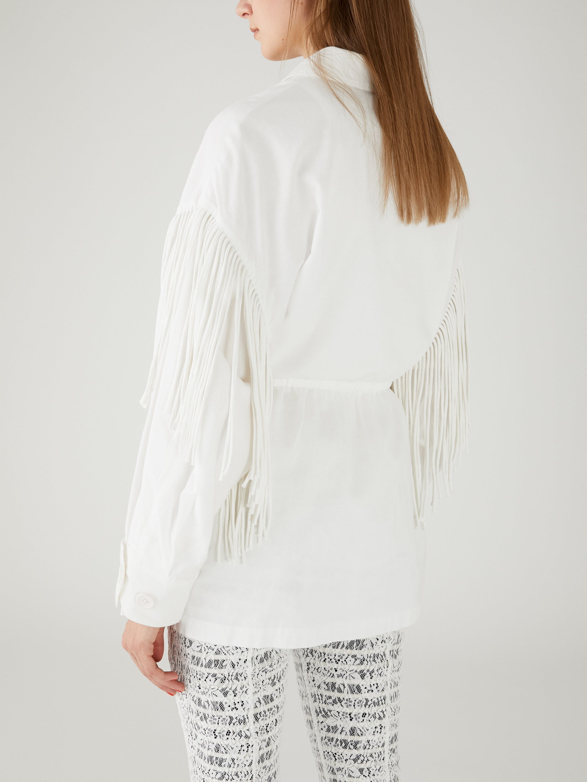 fringe M65 jacket ｜WHITE