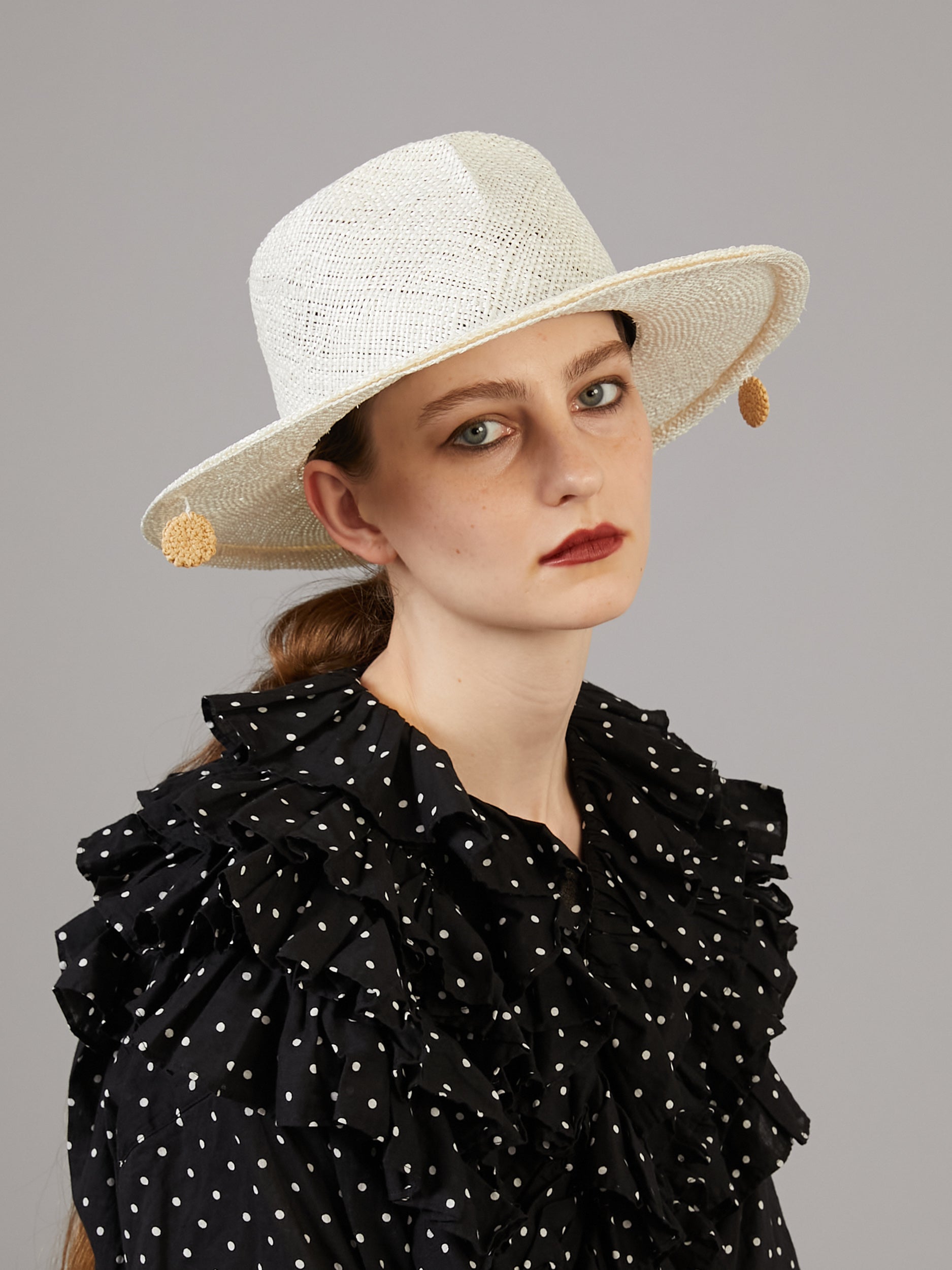 La Maison de Lyllis summer hat │ IVORY