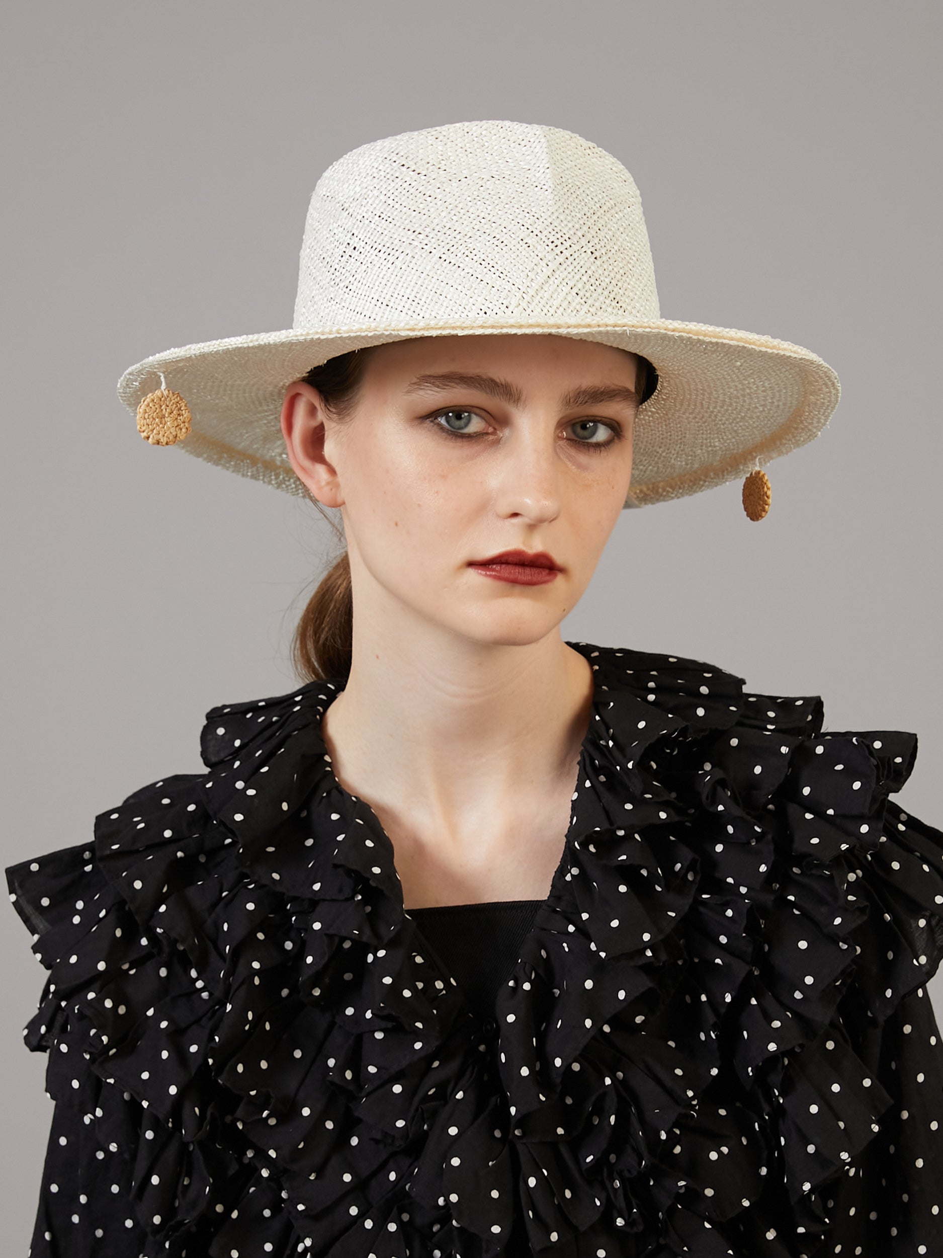 La Maison de Lyllis summer hat │ IVORY