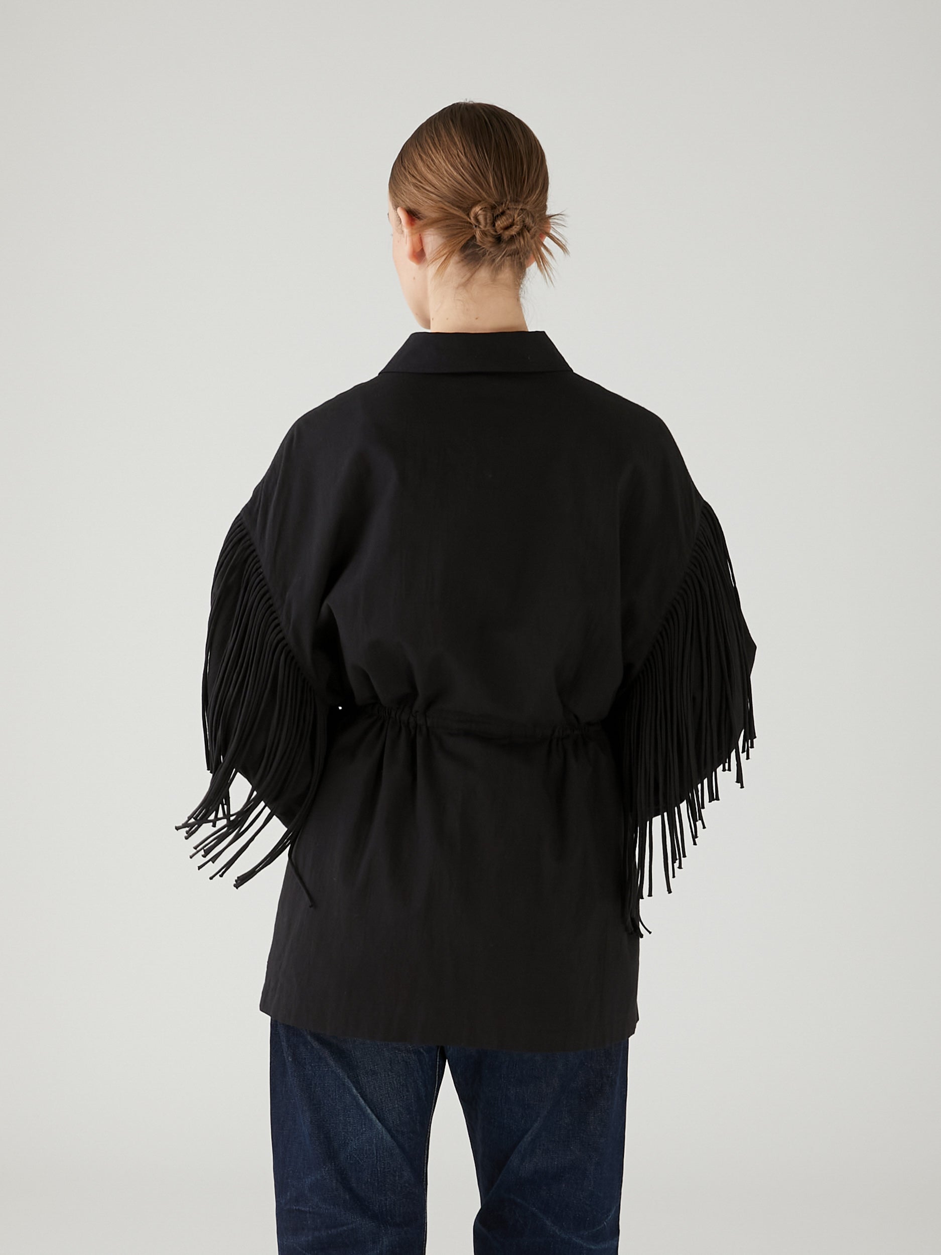 fringe M65 jacket｜BLACK