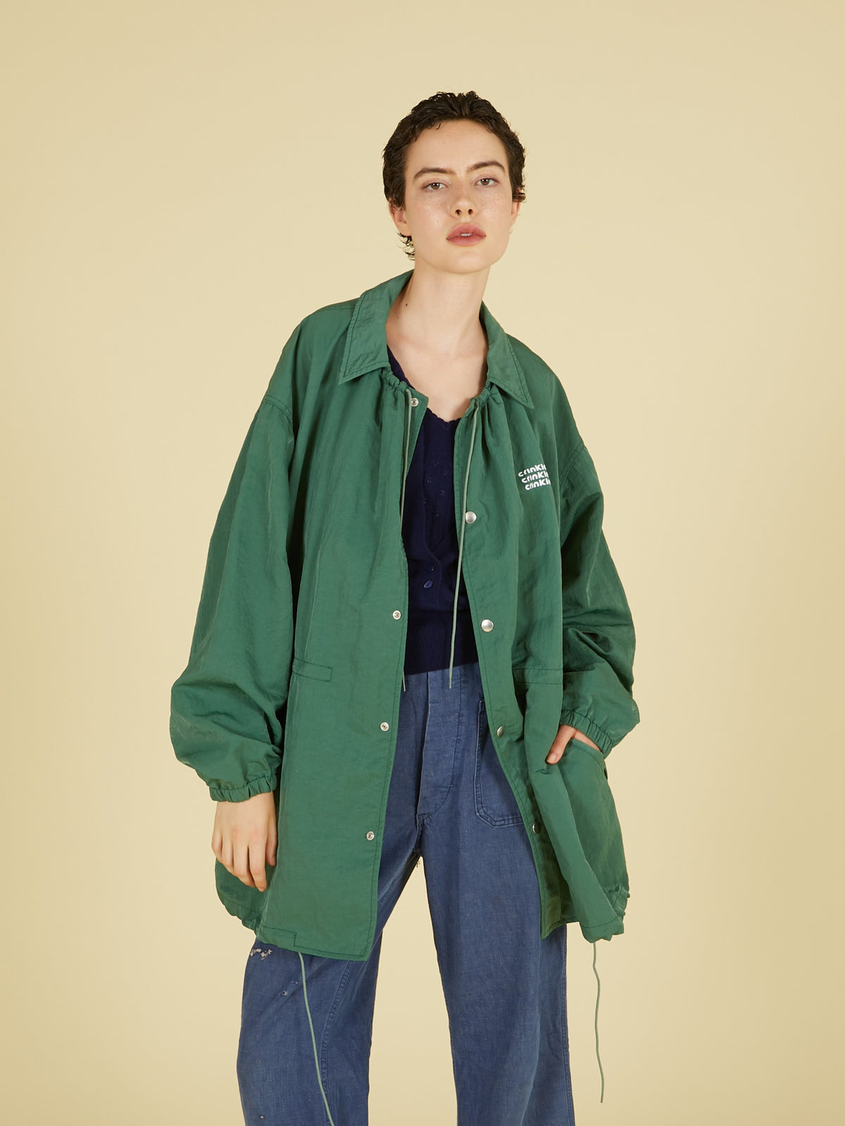 gather monster coach jacket｜GREEN