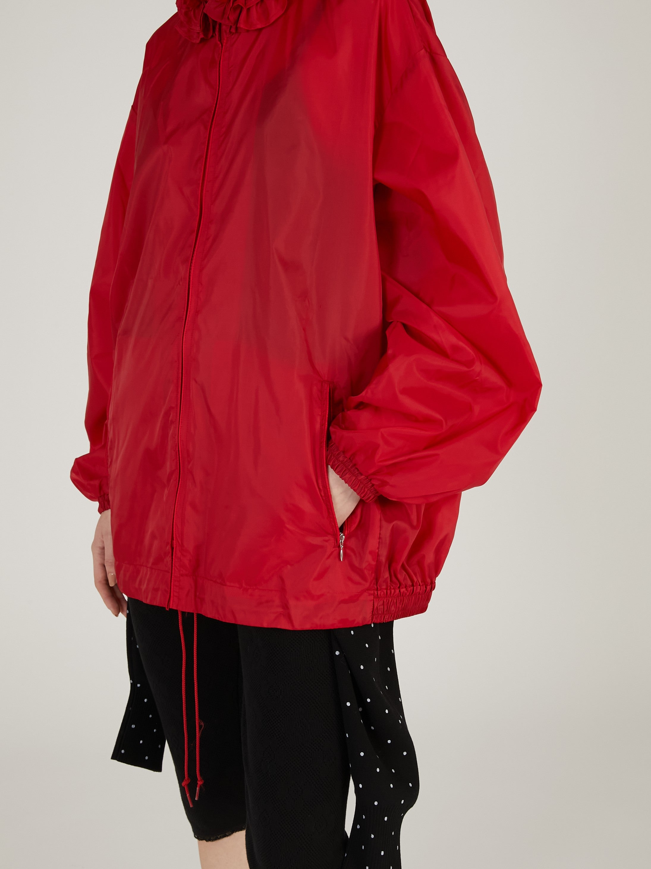 【griguri】pocketable wind breaker｜RED