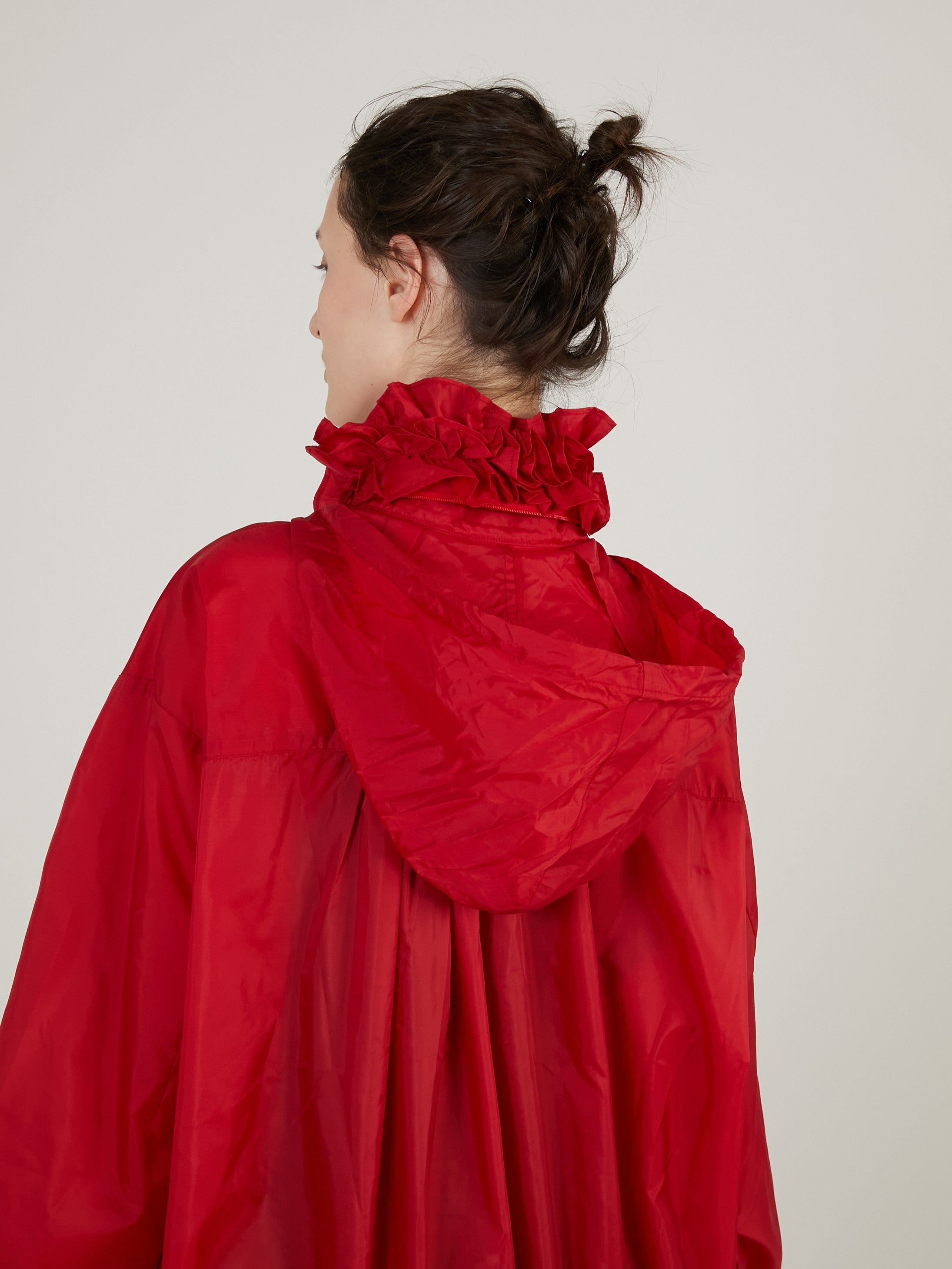 griguri】pocketable wind breaker｜RED