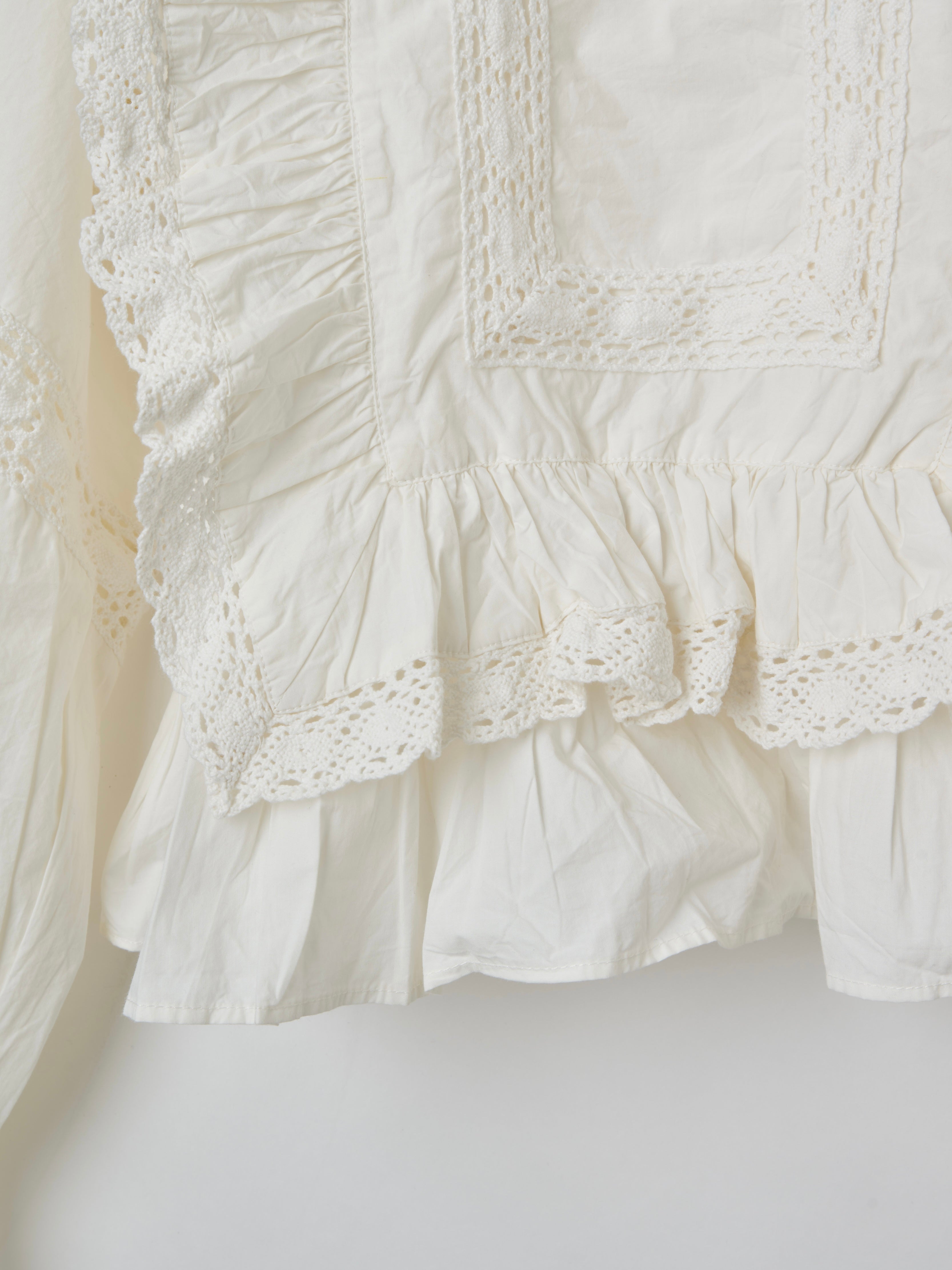pillow case blouse｜WHITE