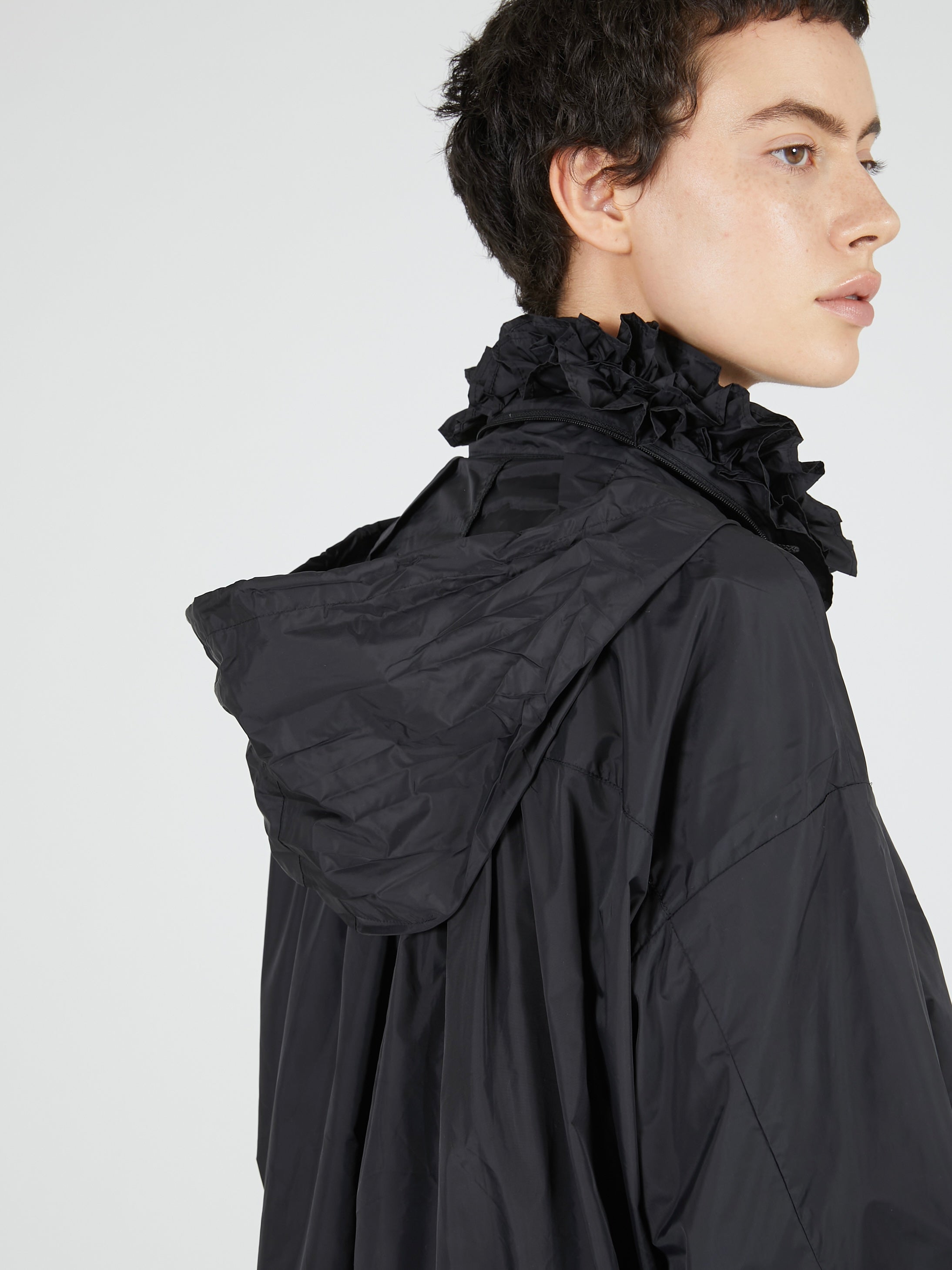 griguri】pocketable wind breaker｜BLACK